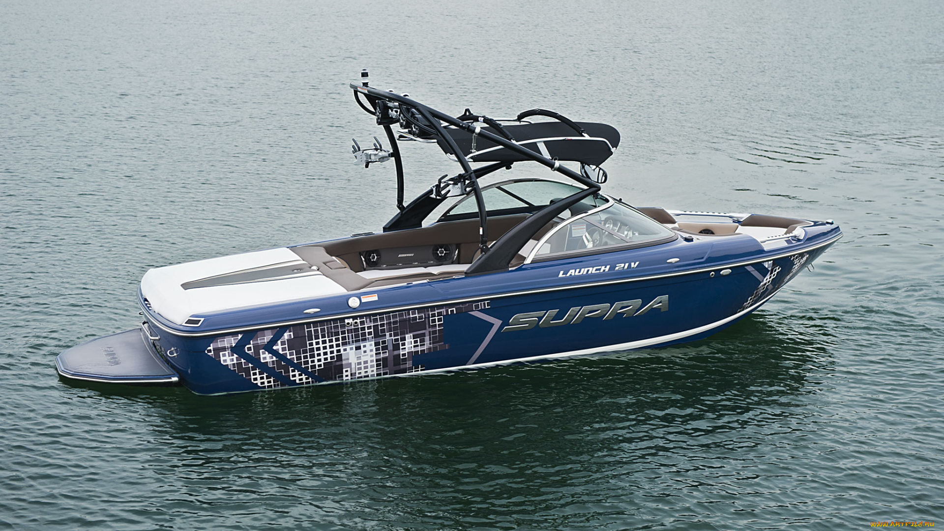 supra, wake, boat, корабли, катера, красивый, катер