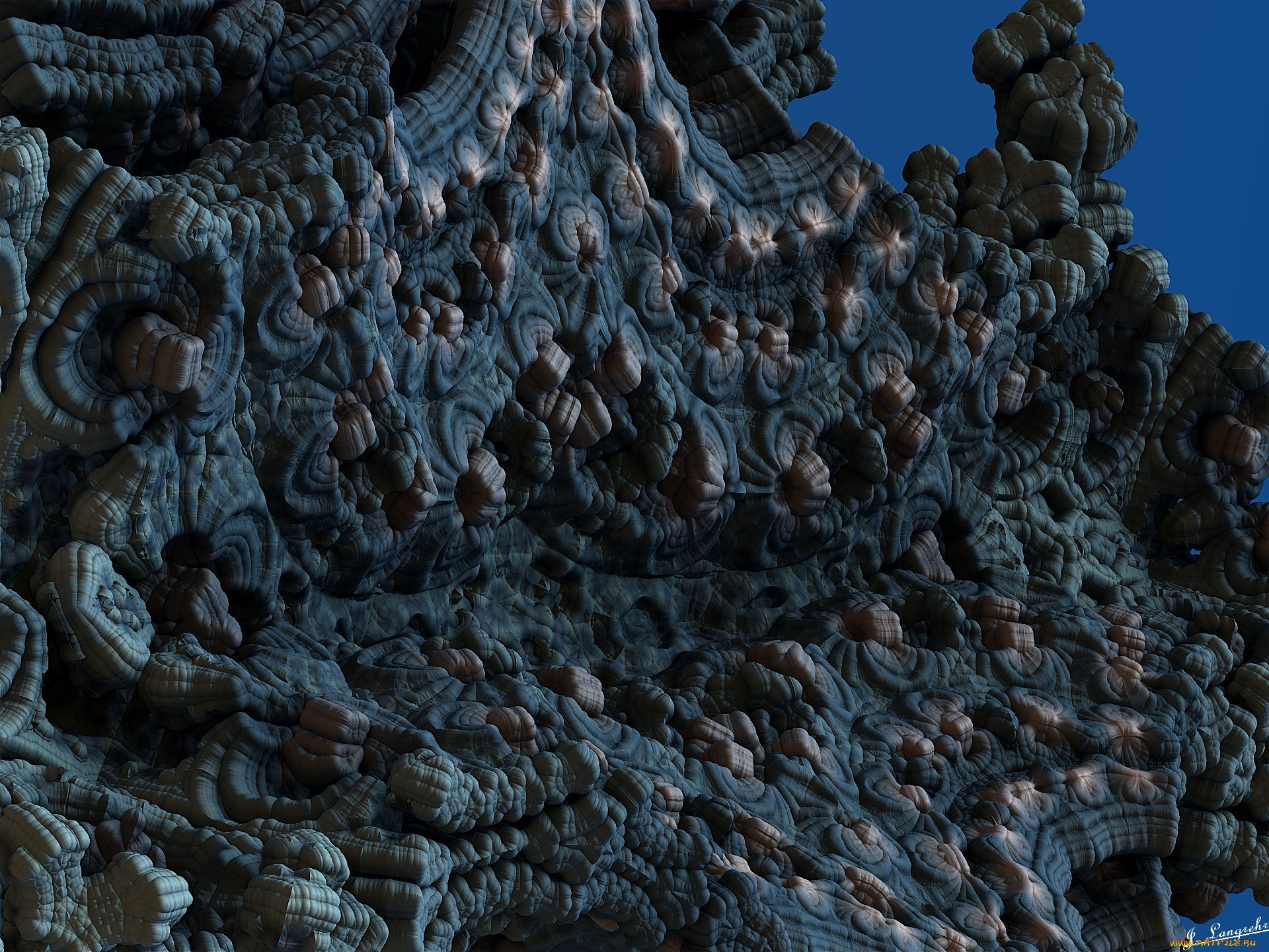 3д, графика, fractal, фракталы, узор, цвета, фон