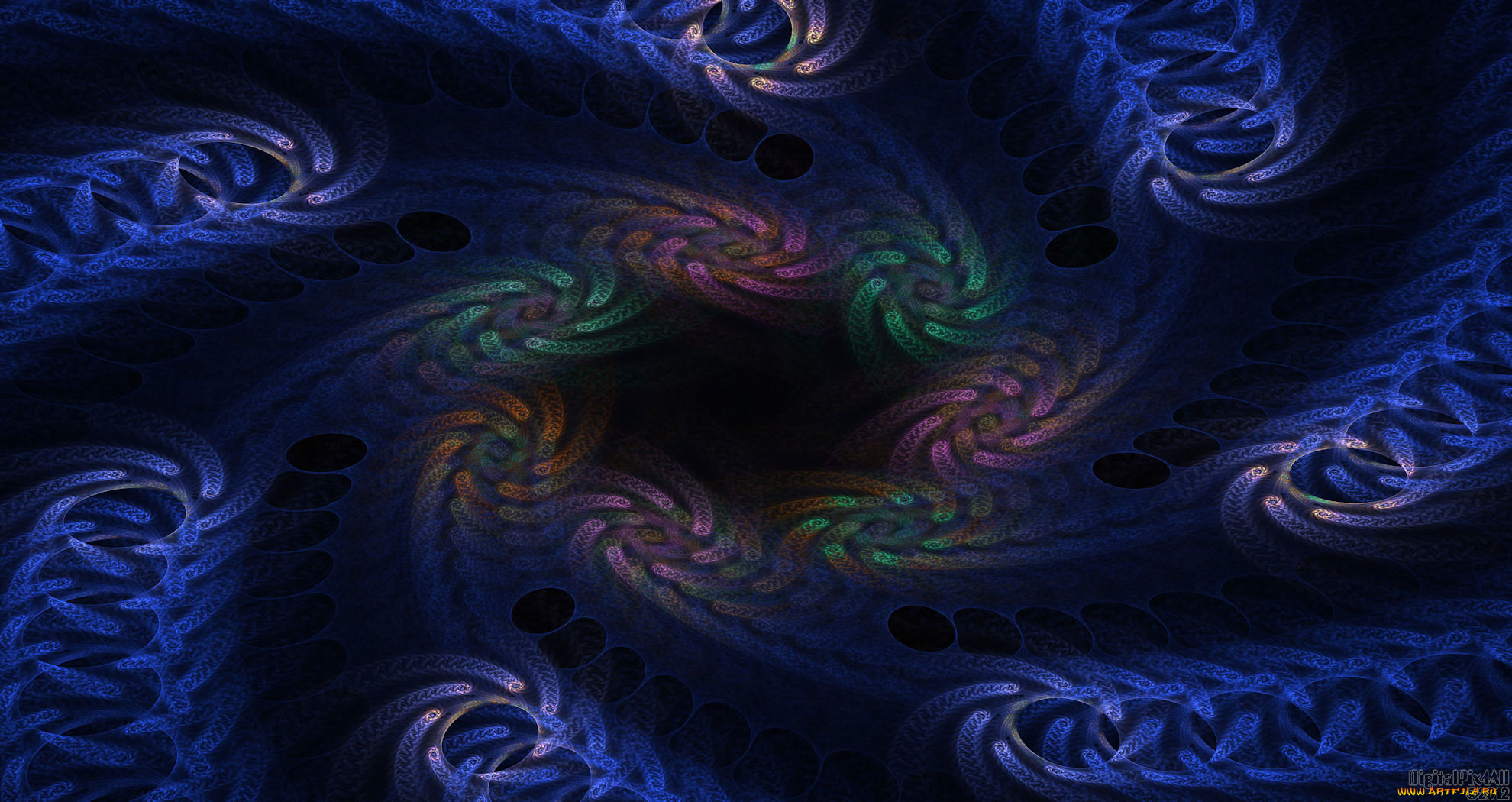 3д, графика, fractal, фракталы, узор, цвета, фон
