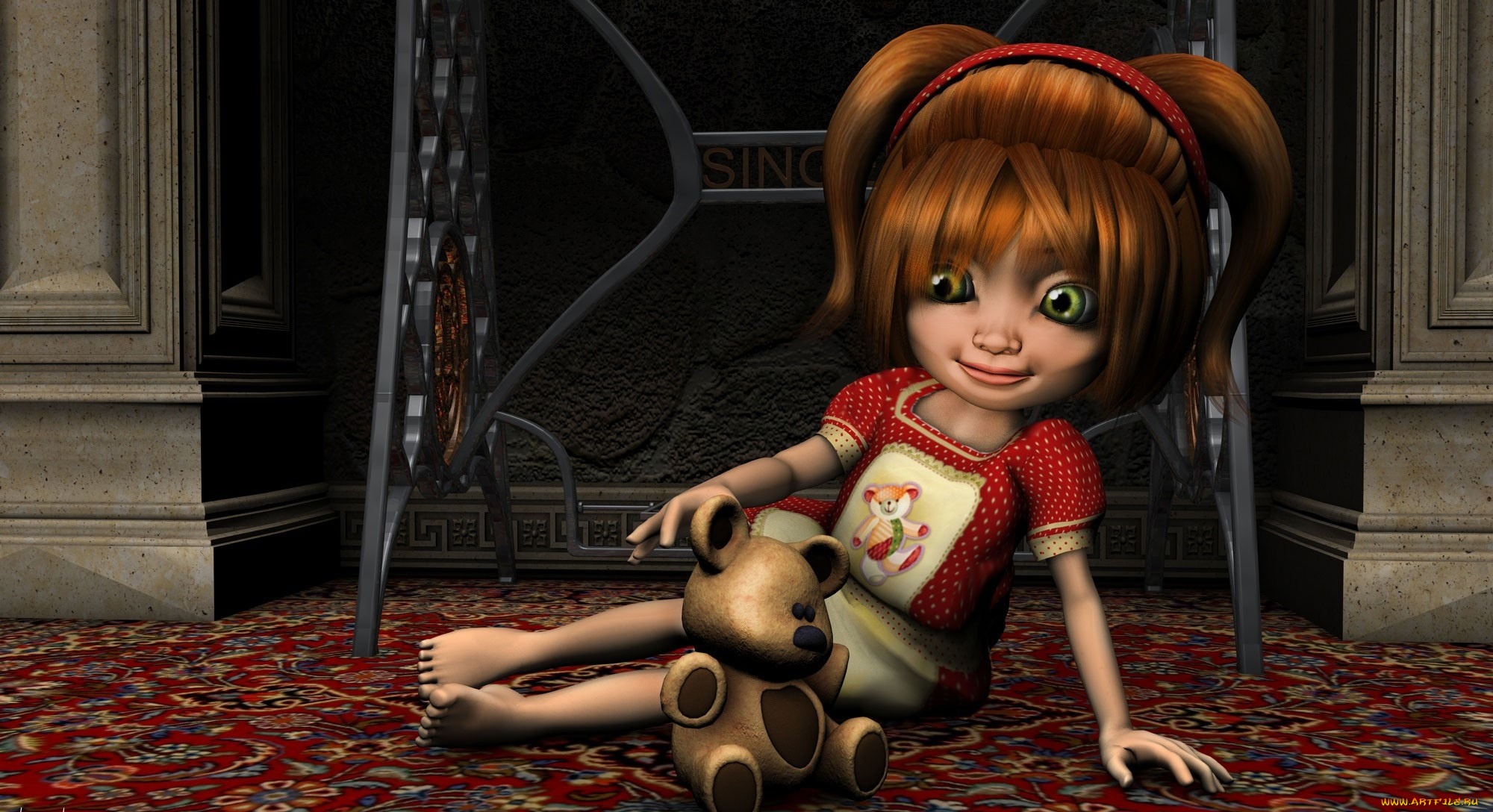 3д, графика, people, люди, кукла, девушка