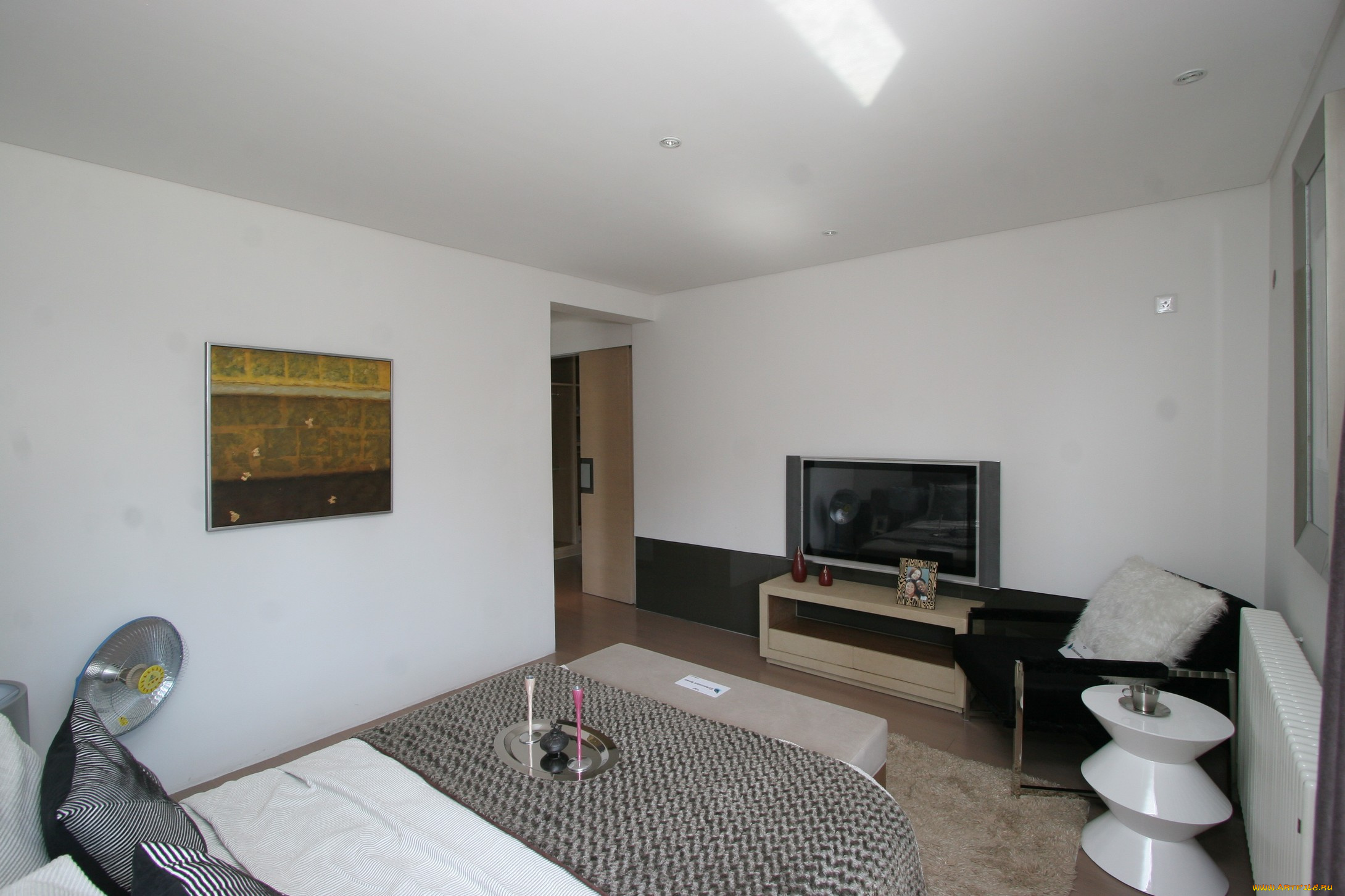 3д, графика, realism, реализм, комната, картина, кровать, окно