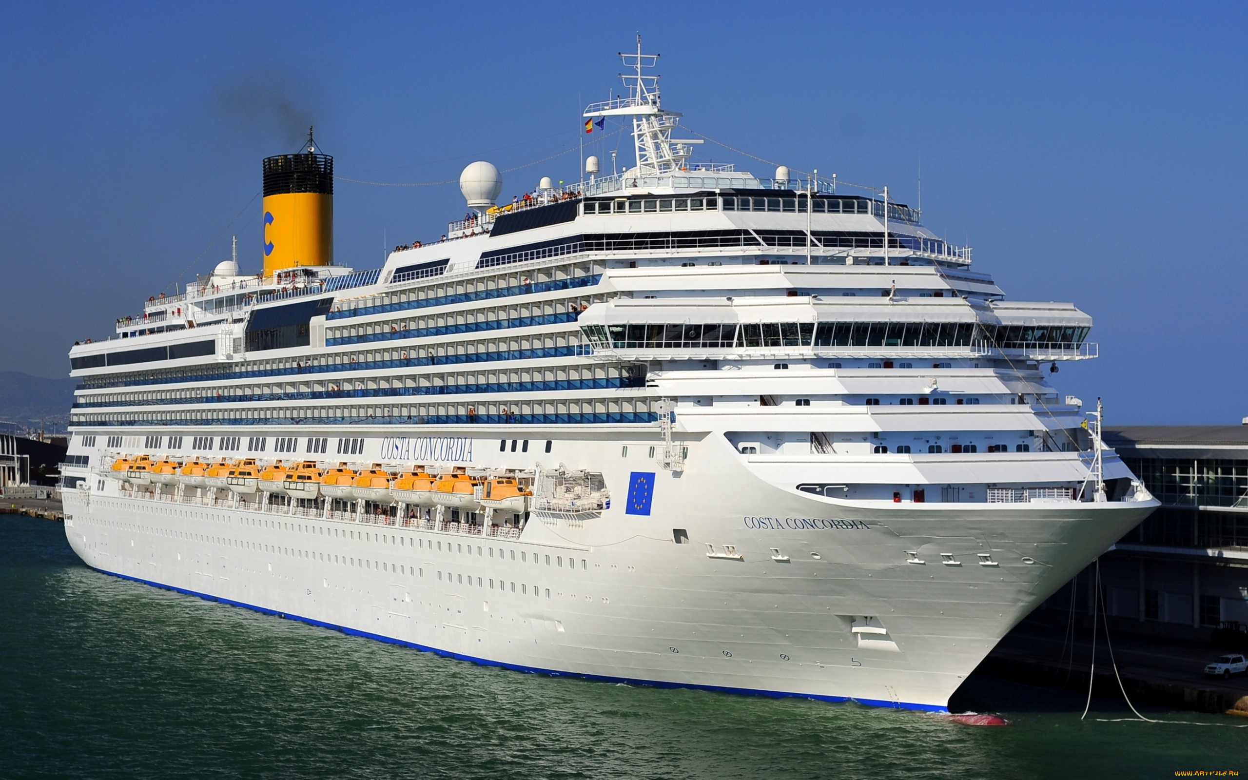 costa, concordia, корабли, лайнеры, порт, причал, лайнер