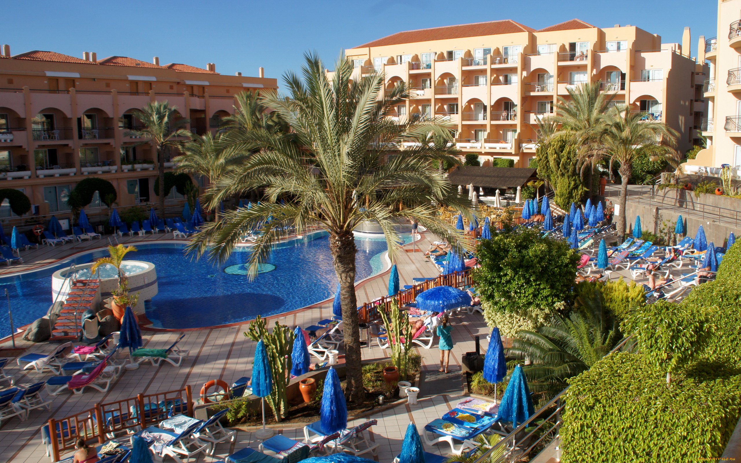 испания, канарские, острова, сан, бартоломе, де, тирахана, интерьер, бассейны, открытые, площадки, сан-бартоломе-де-тирахана, бассейн, курорт, дома, лежаки