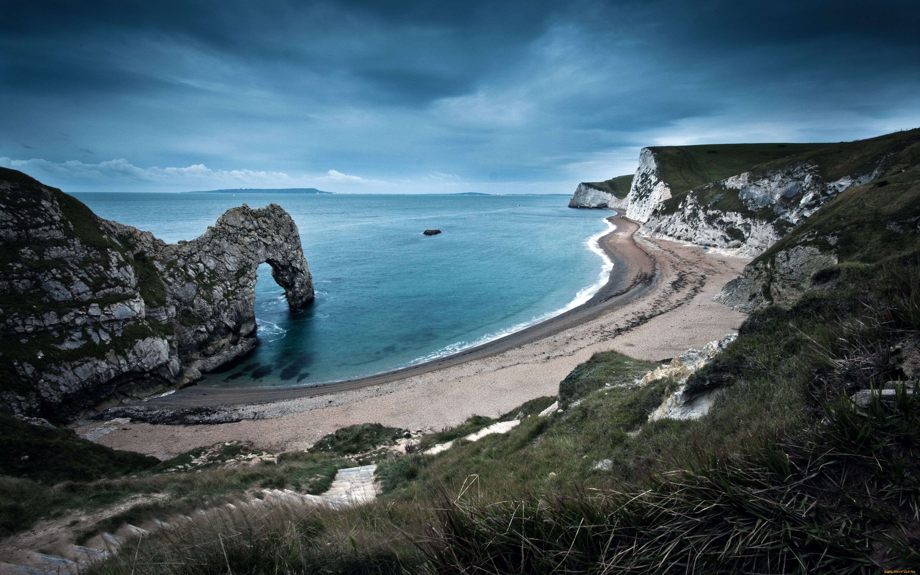 jurassic, coast, in, dorset, england, природа, побережье, durdle, door, океан