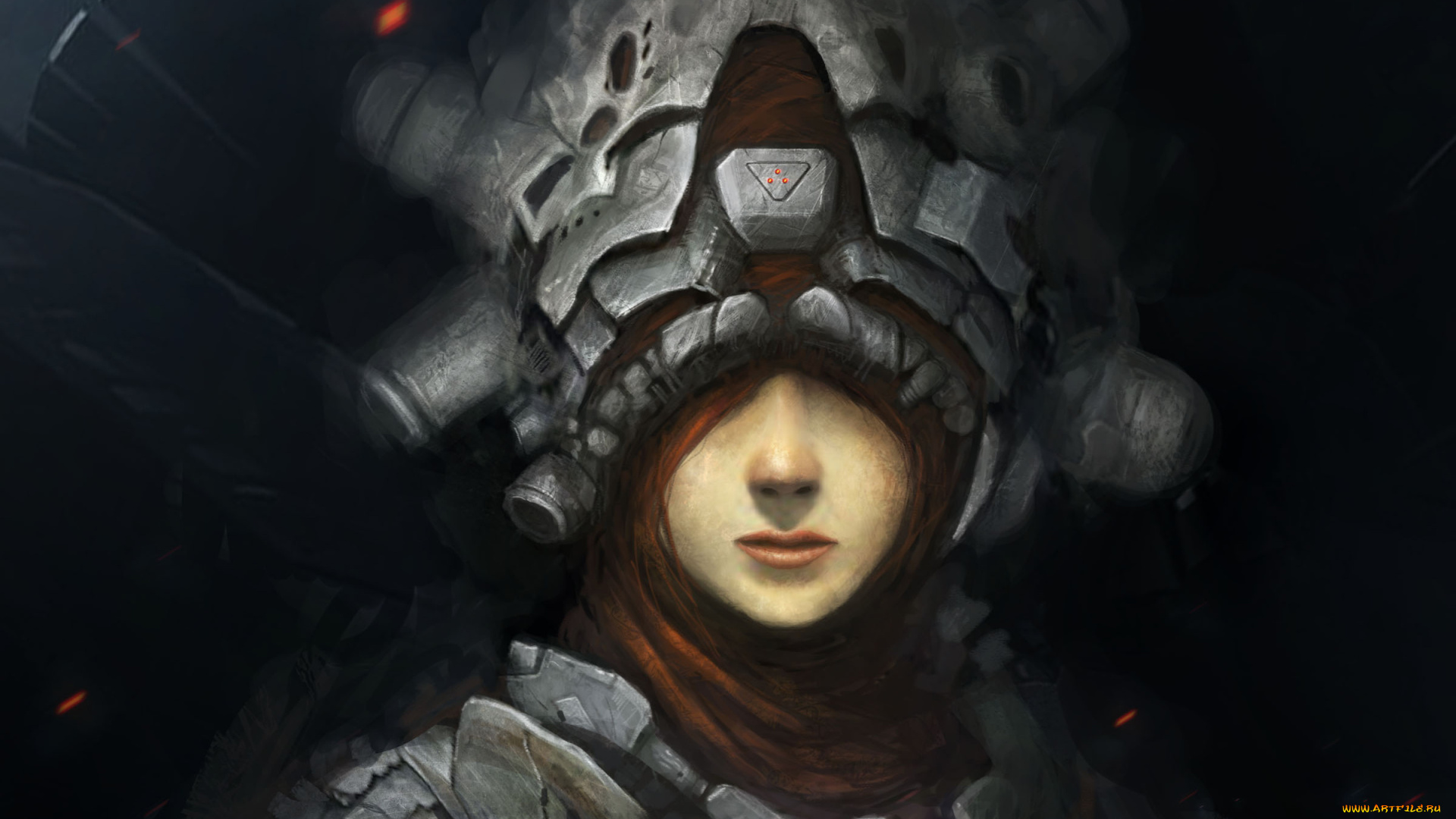 фэнтези, девушки, шлем