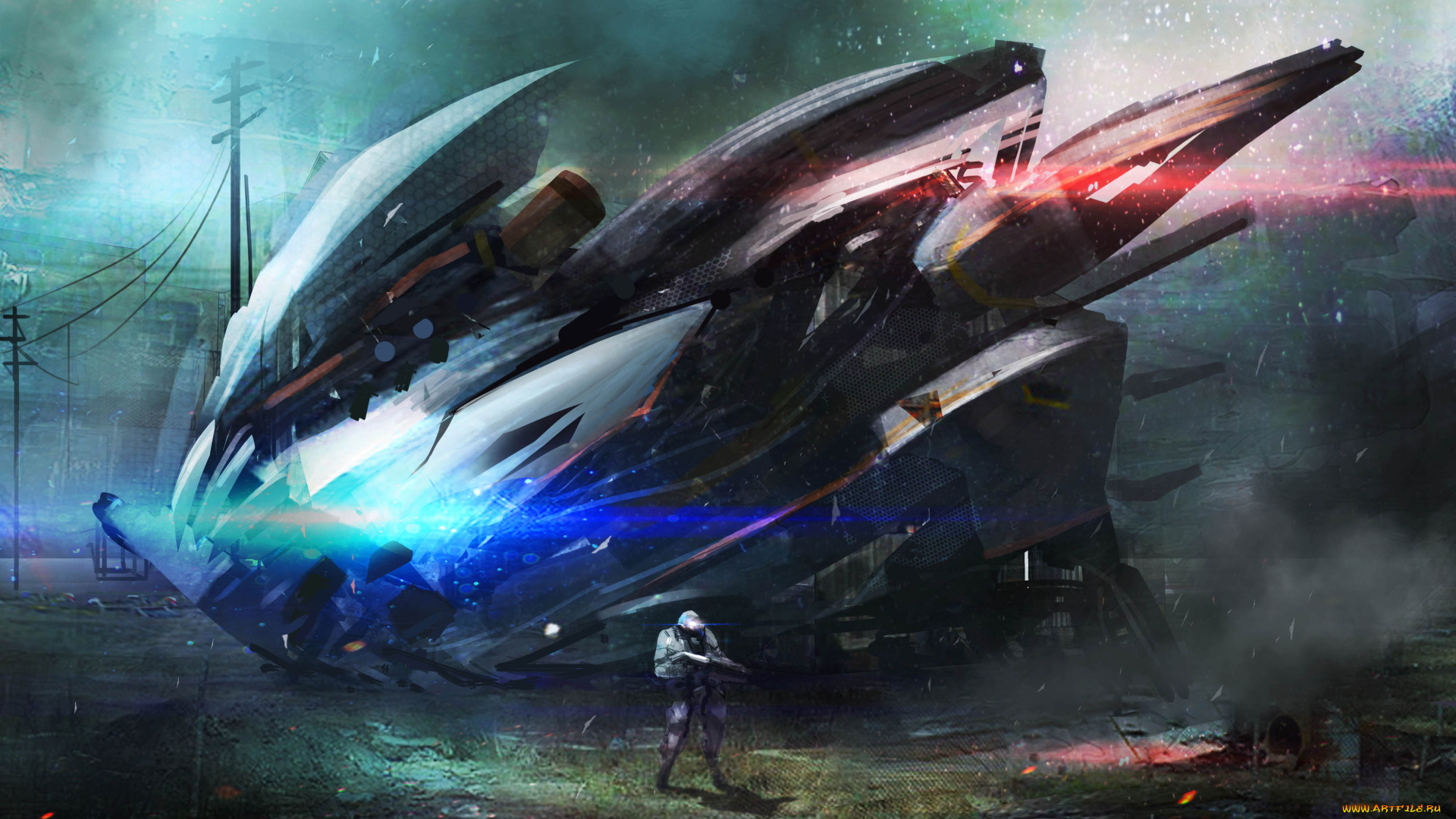 фэнтези, космические, корабли, звездолеты, станции, оружие, солдат