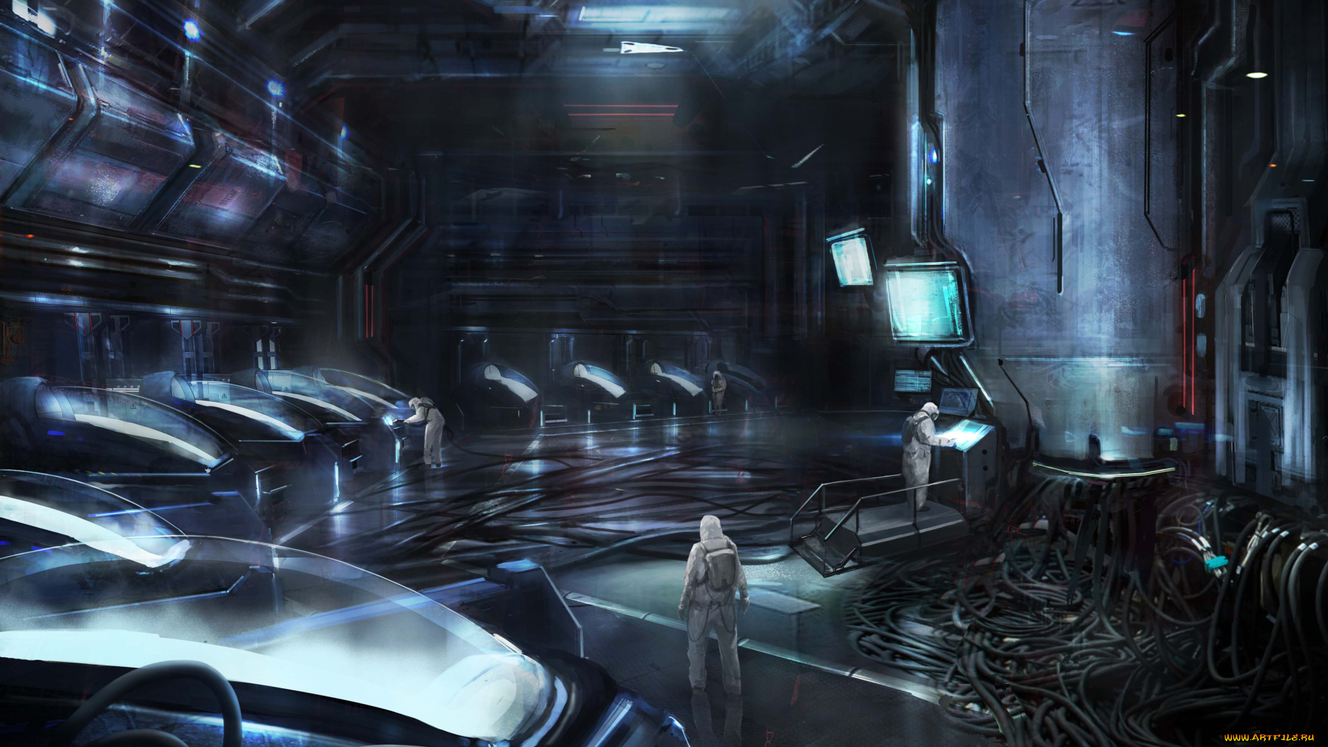 фэнтези, люди, капсулы