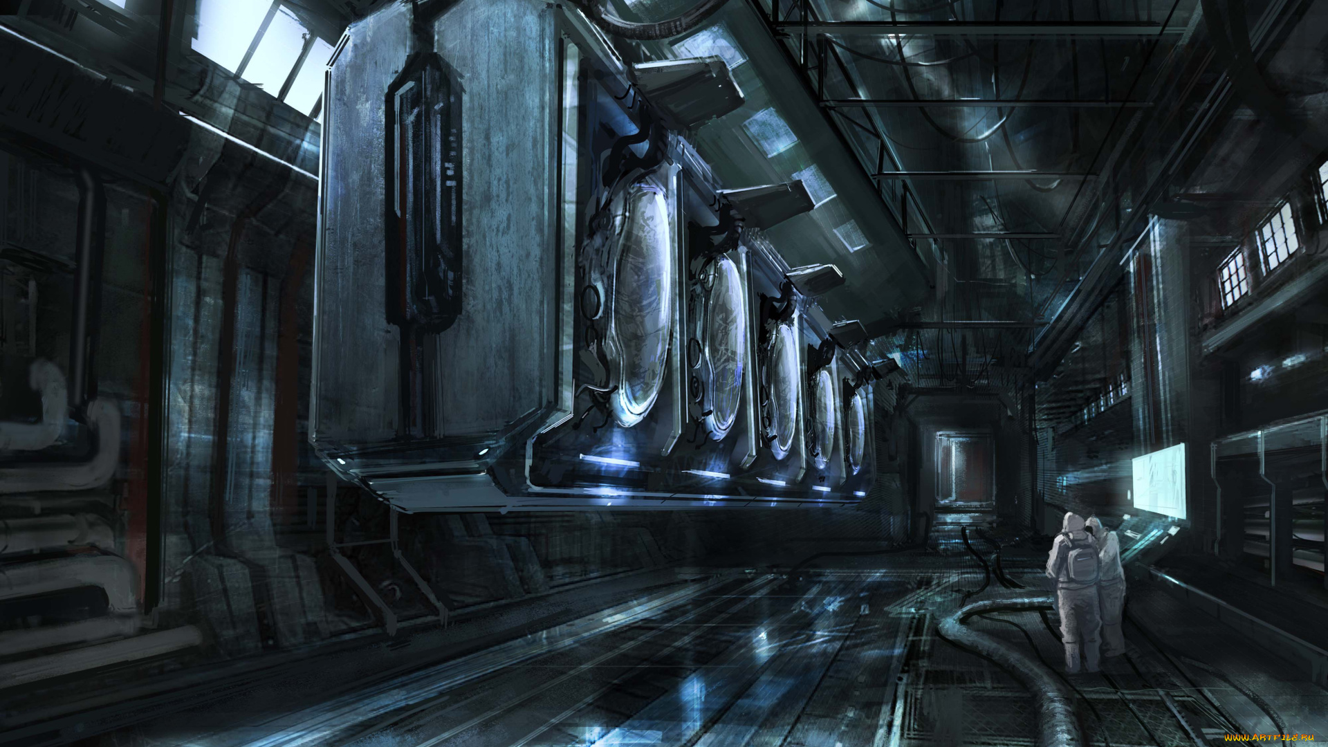 фэнтези, люди, капсулы