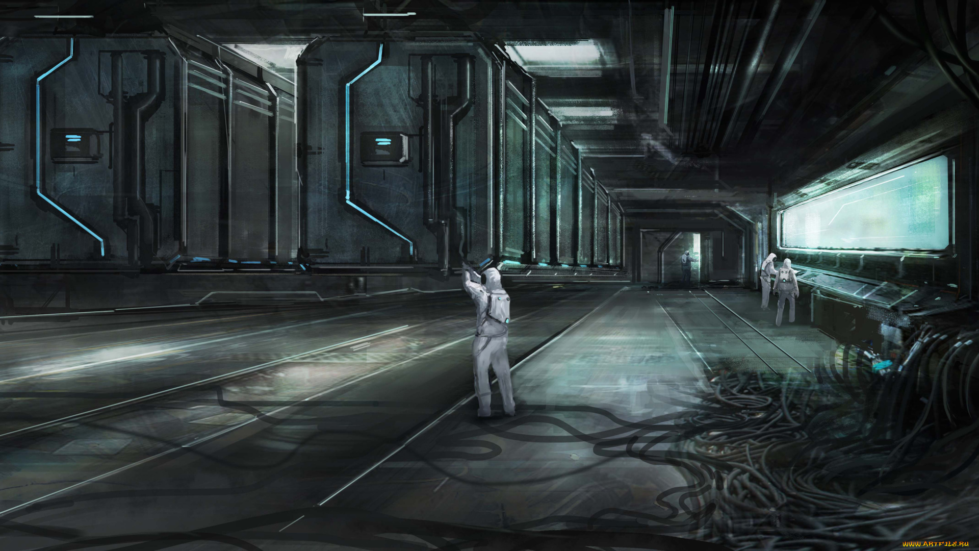 фэнтези, люди, контейнеры