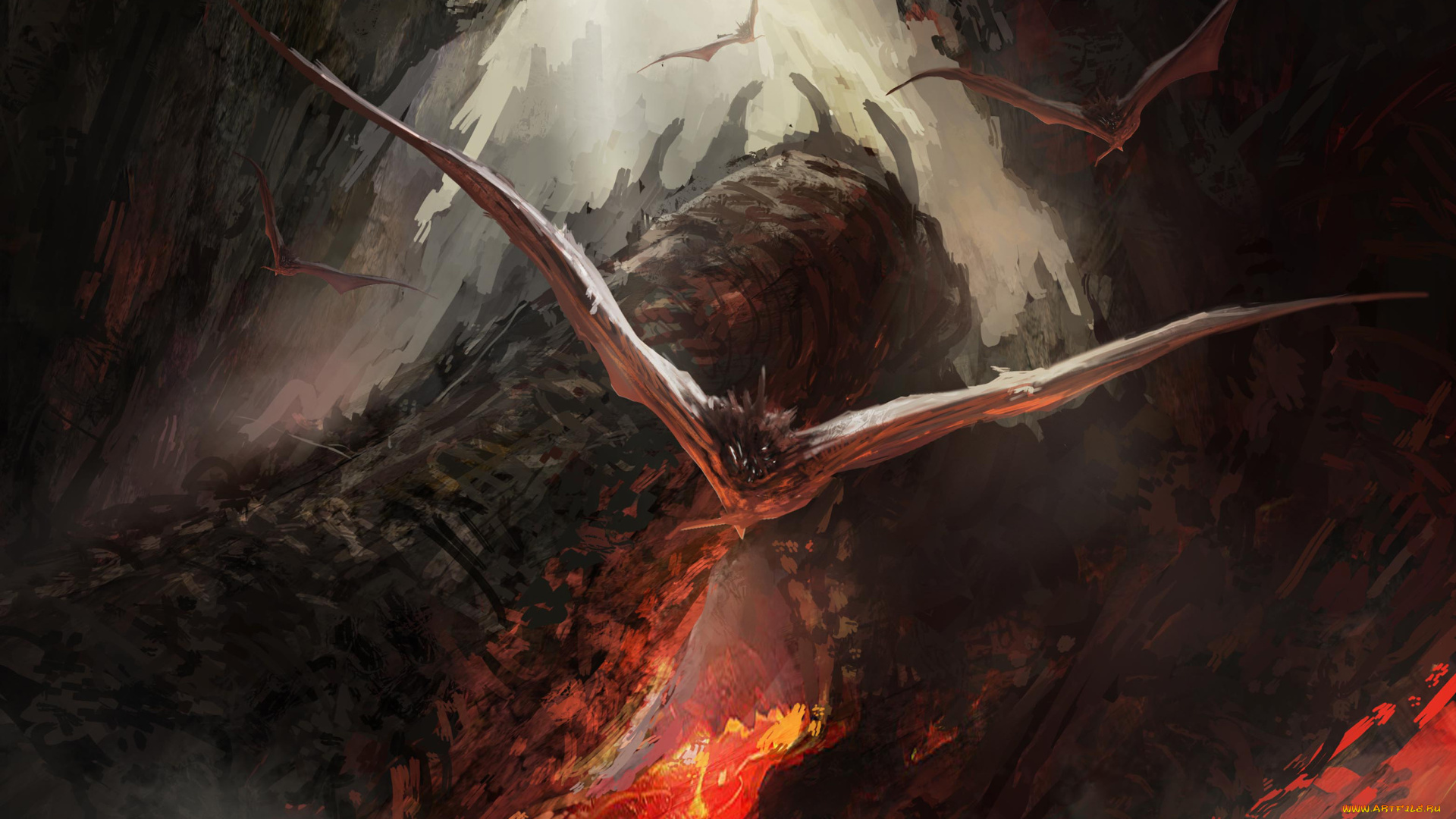 фэнтези, существа, крылья