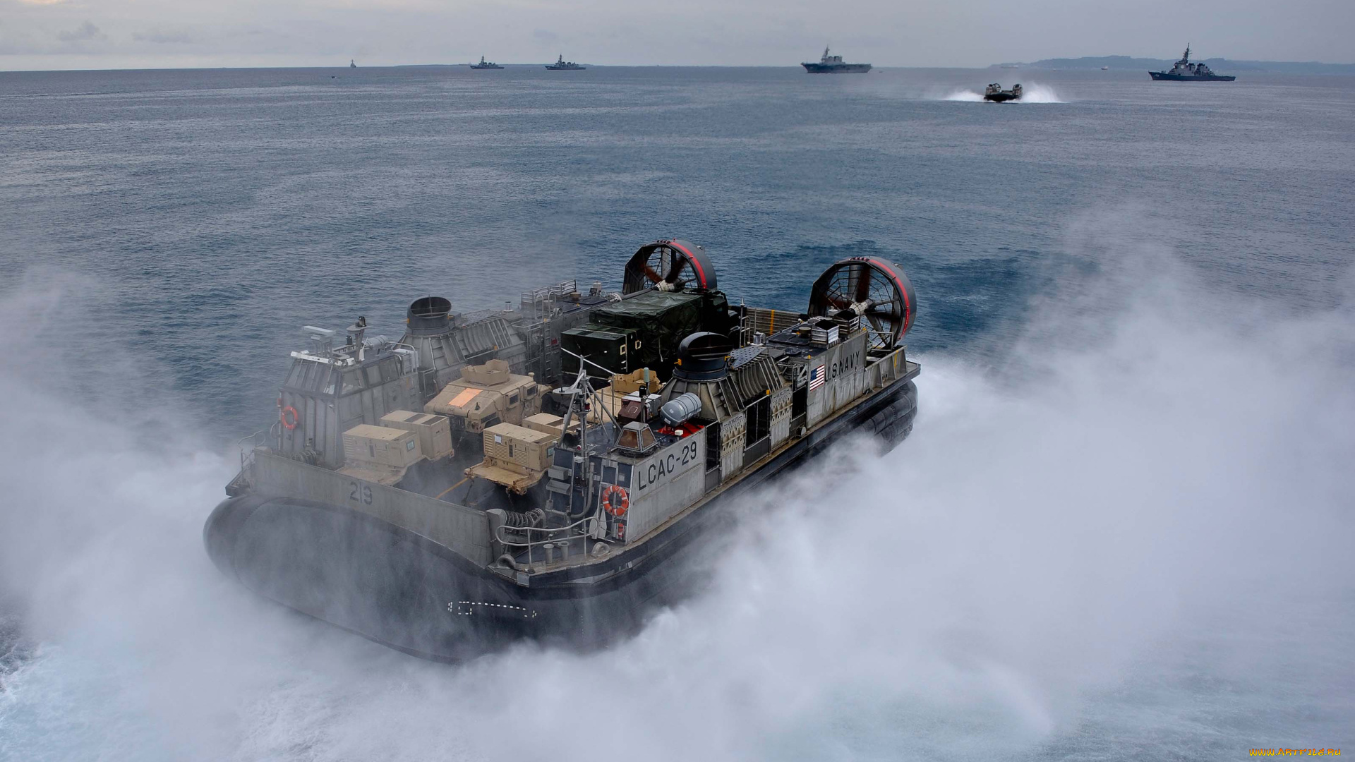 корабли, другое, судно, на, воздушной, подушке