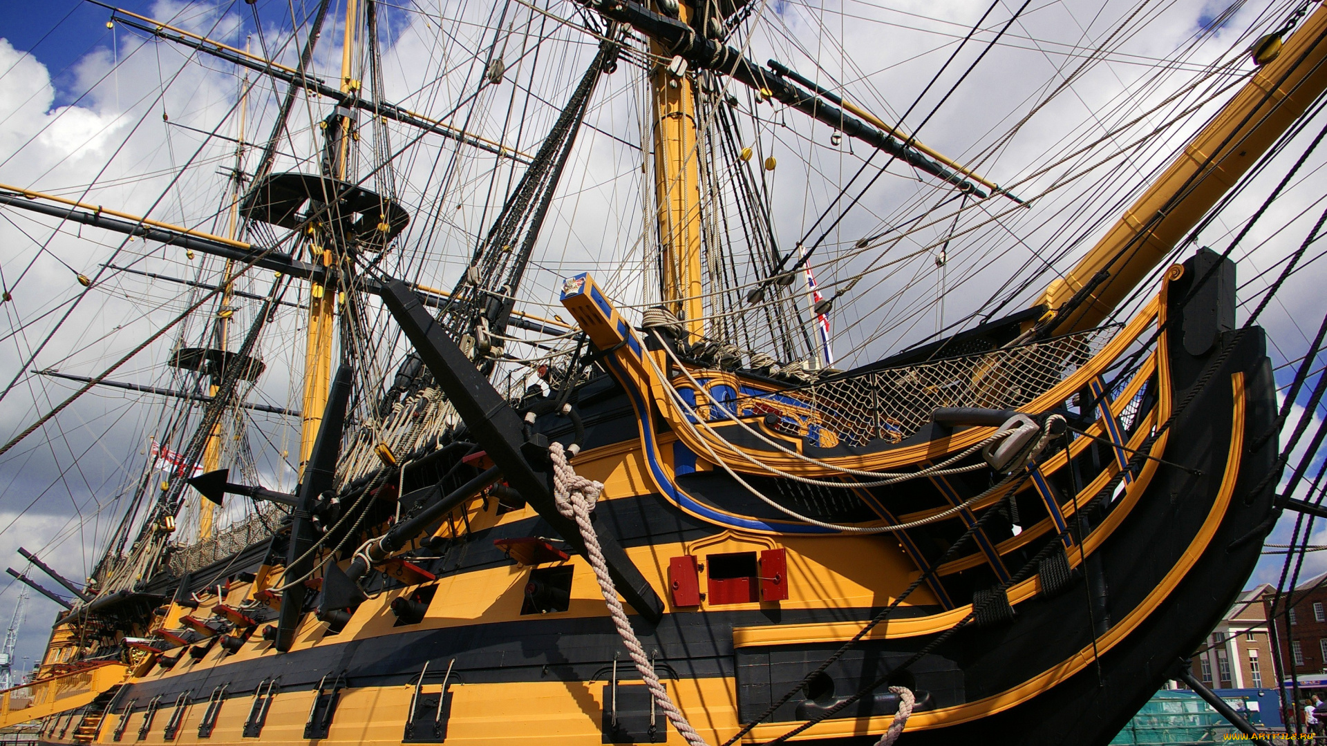 корабли, парусники, нос, мачты, галлеон