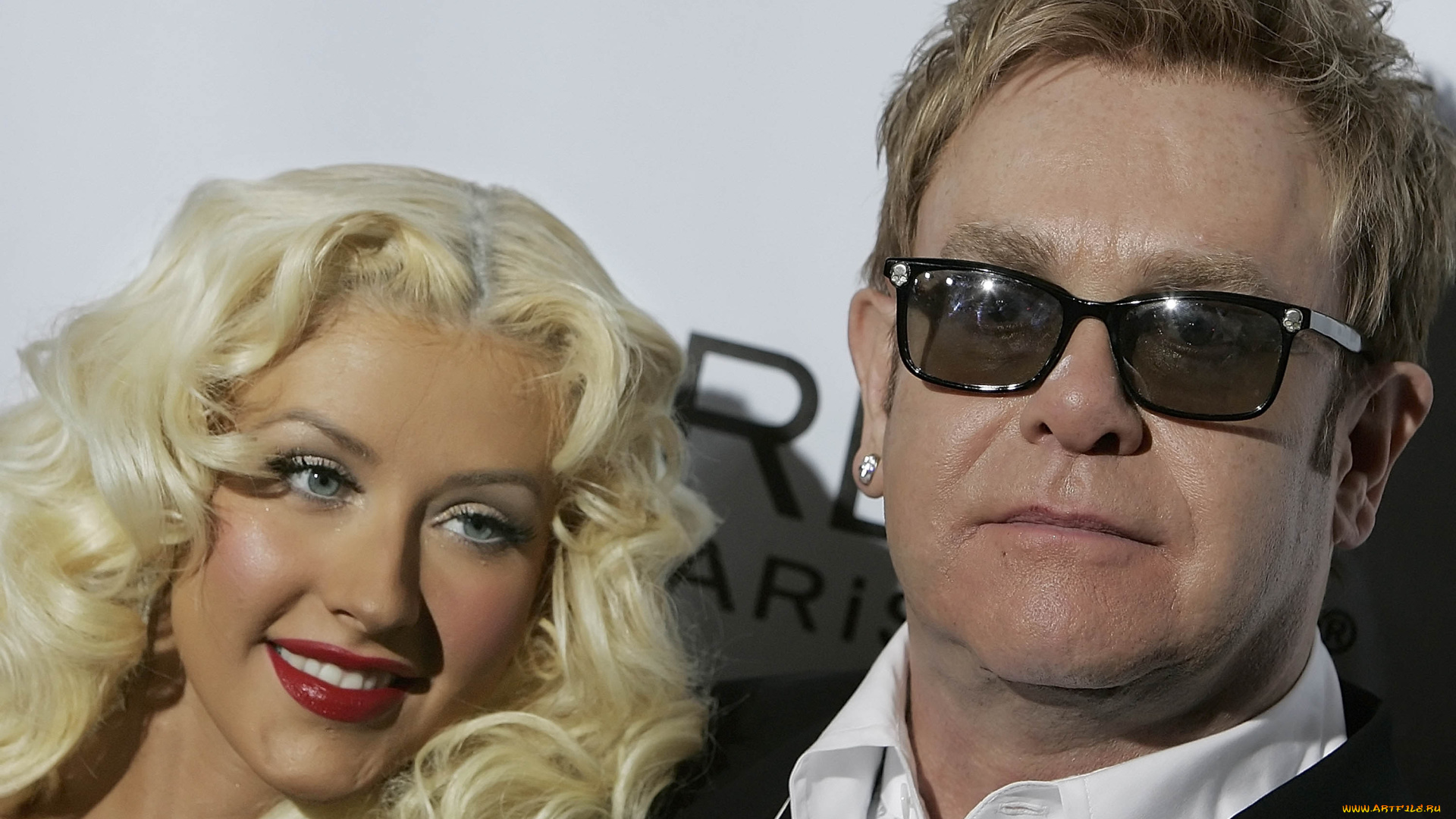 разное, знаменитости, кристина, агилера, элтон, джон