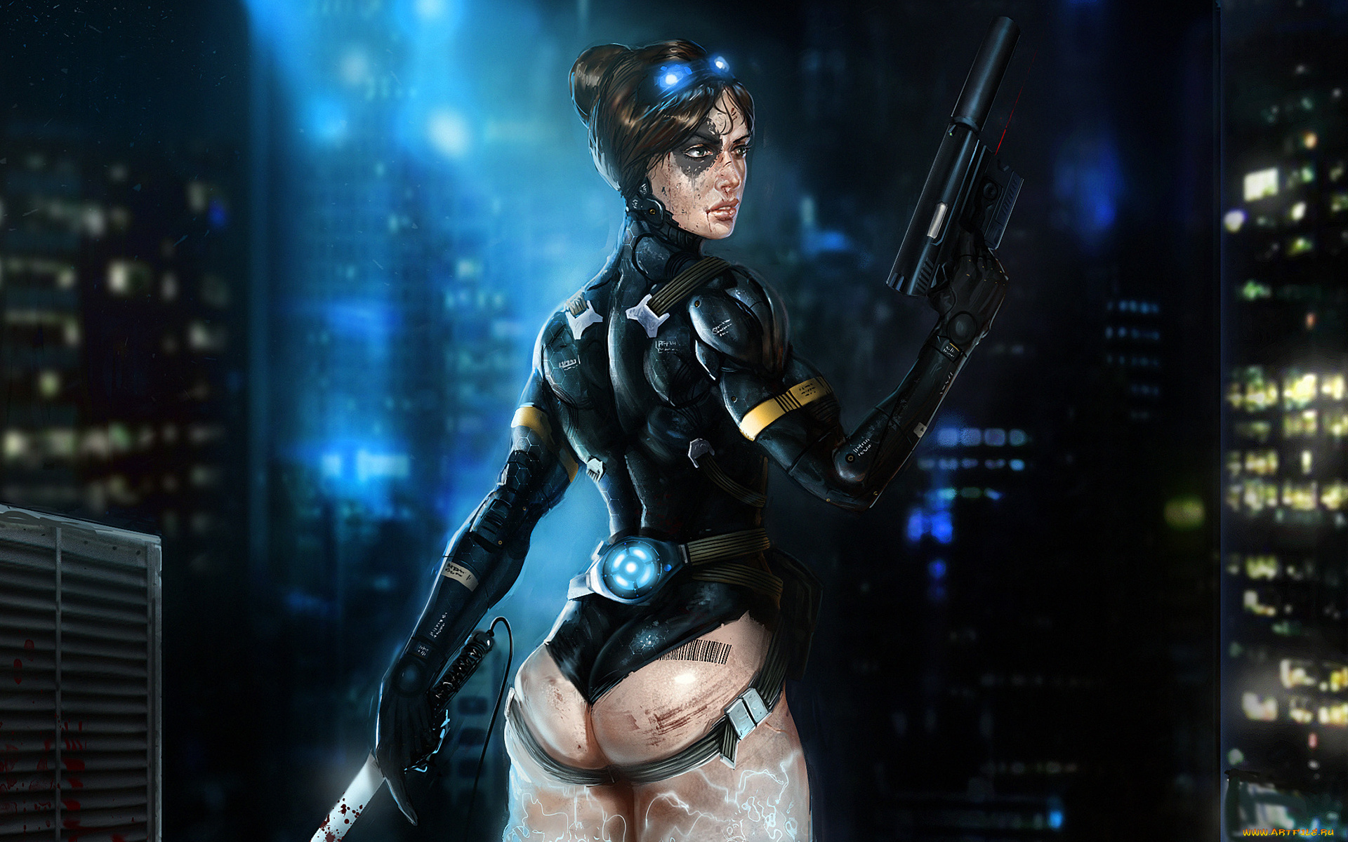 фэнтези, девушки, оружие