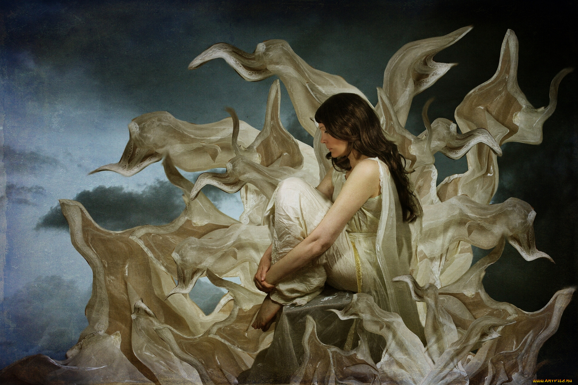 разное, компьютерный, дизайн, девушка, настроение