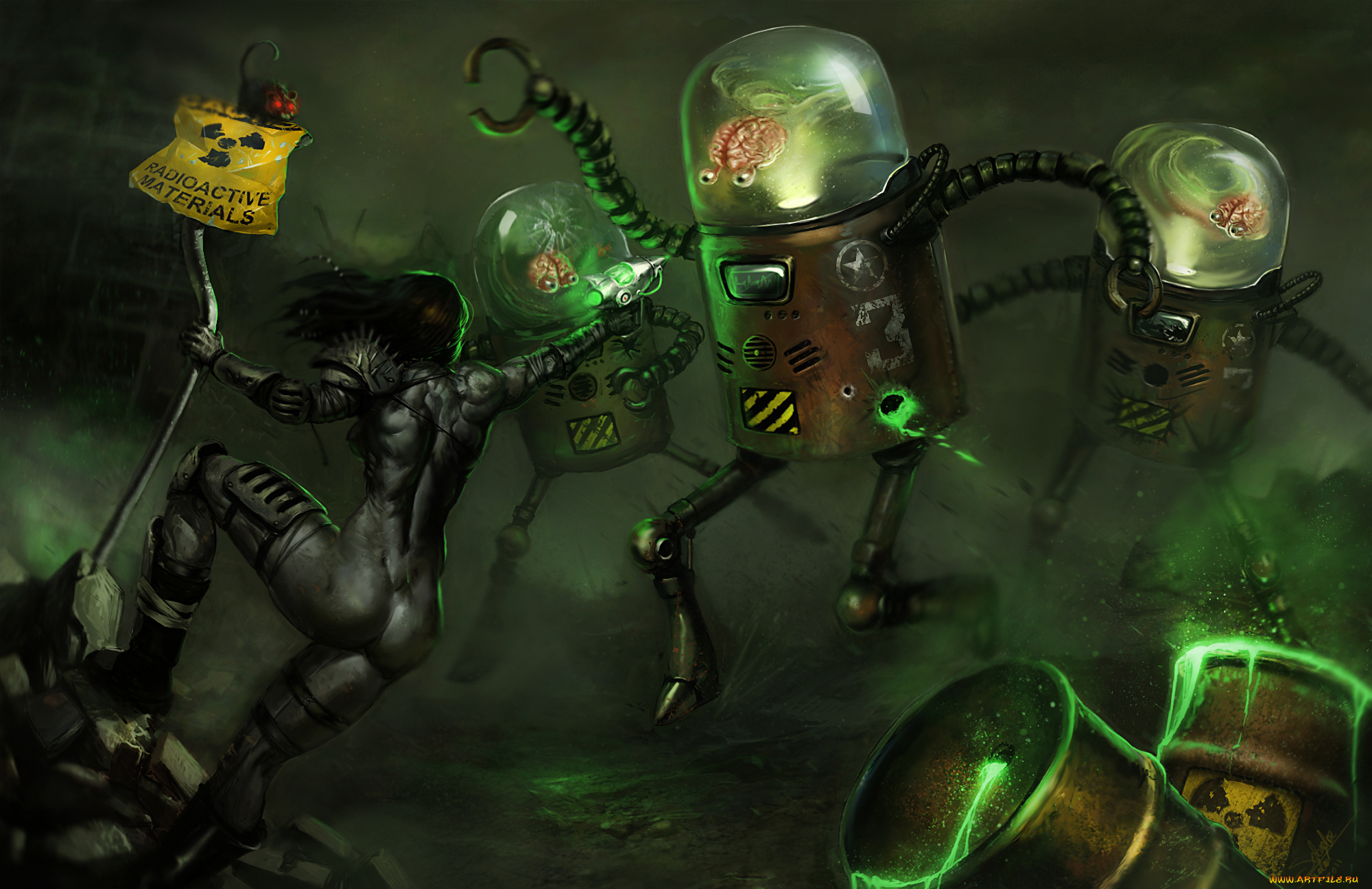 фэнтези, существа, оружие, радиация