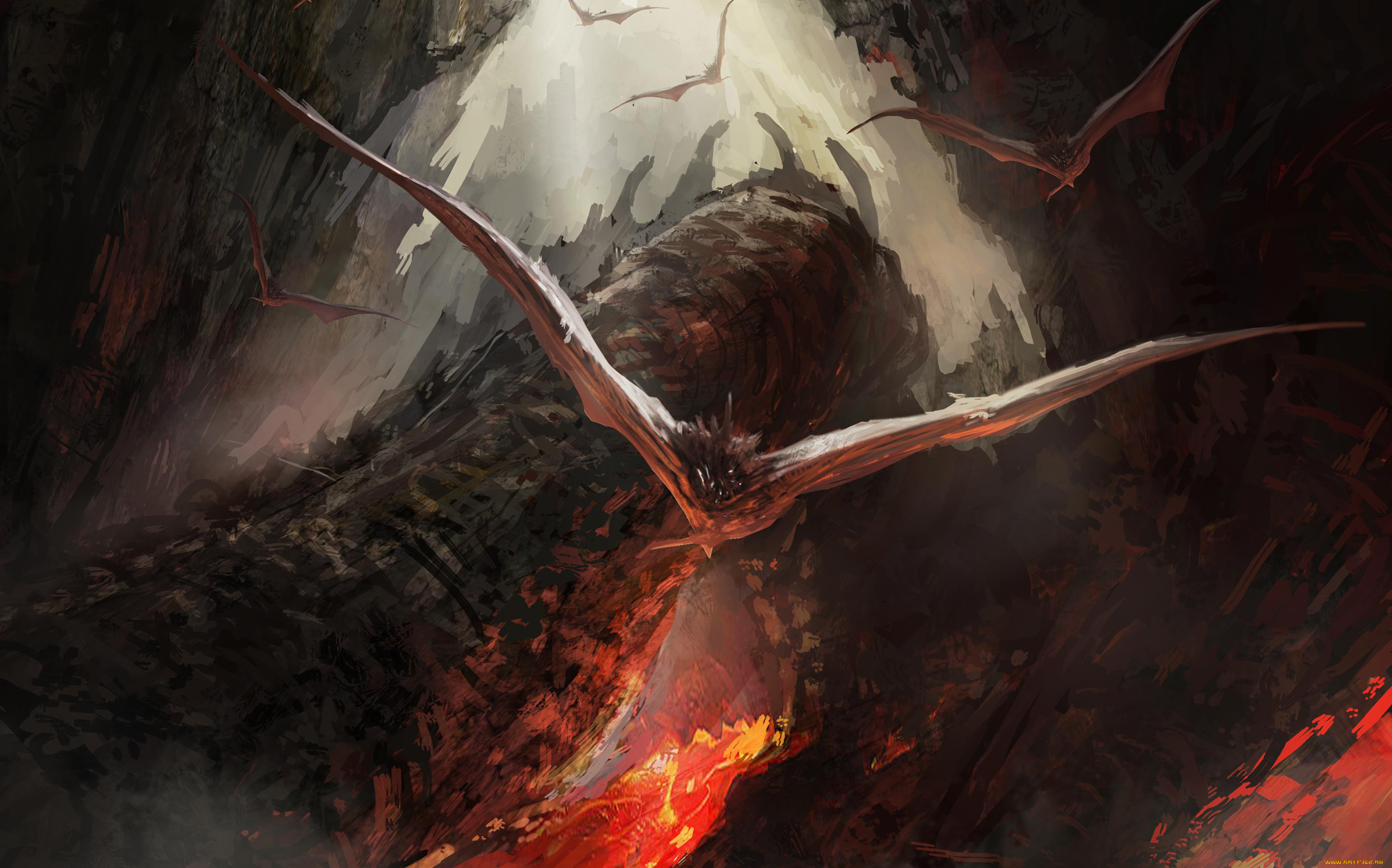 фэнтези, существа, крылья