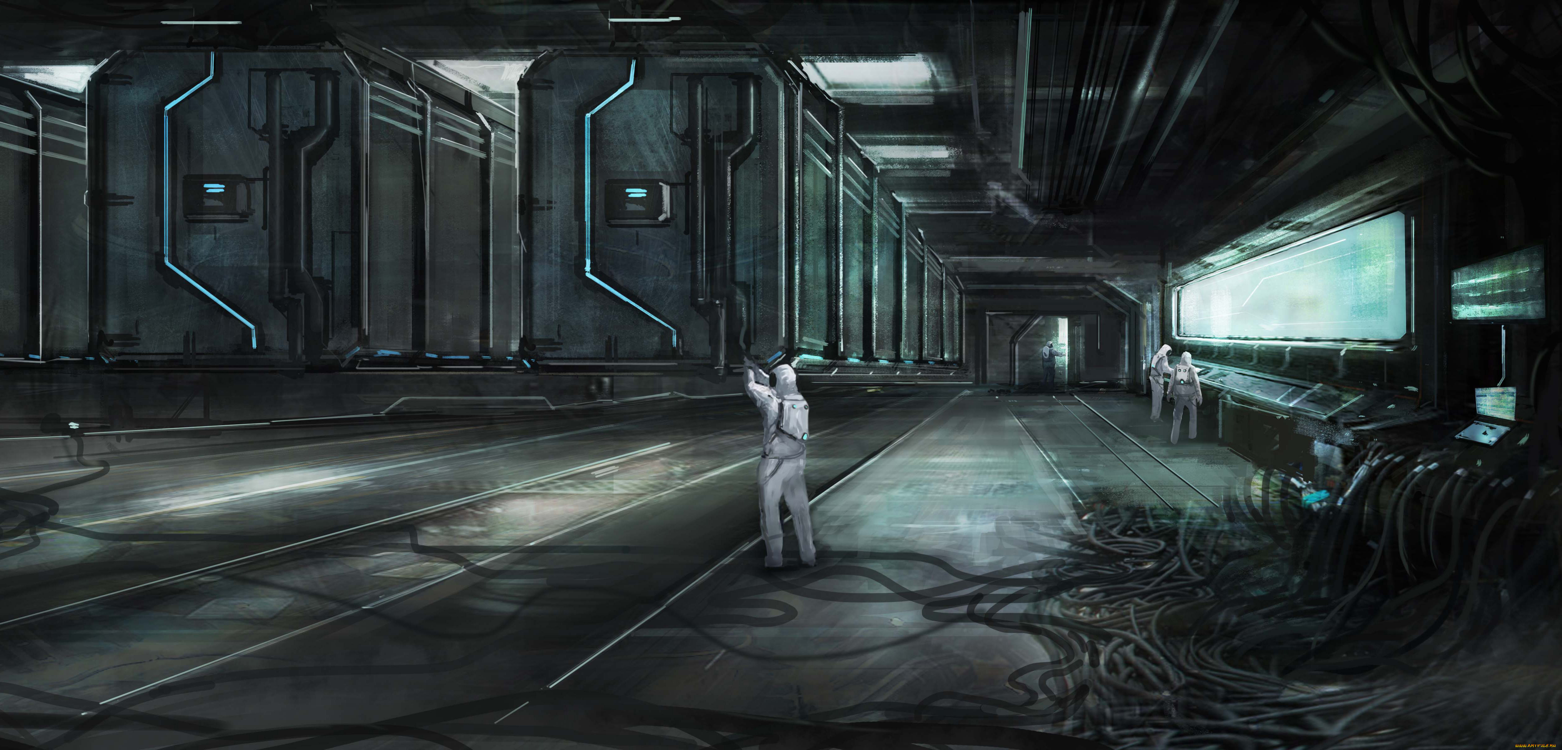 фэнтези, люди, контейнеры