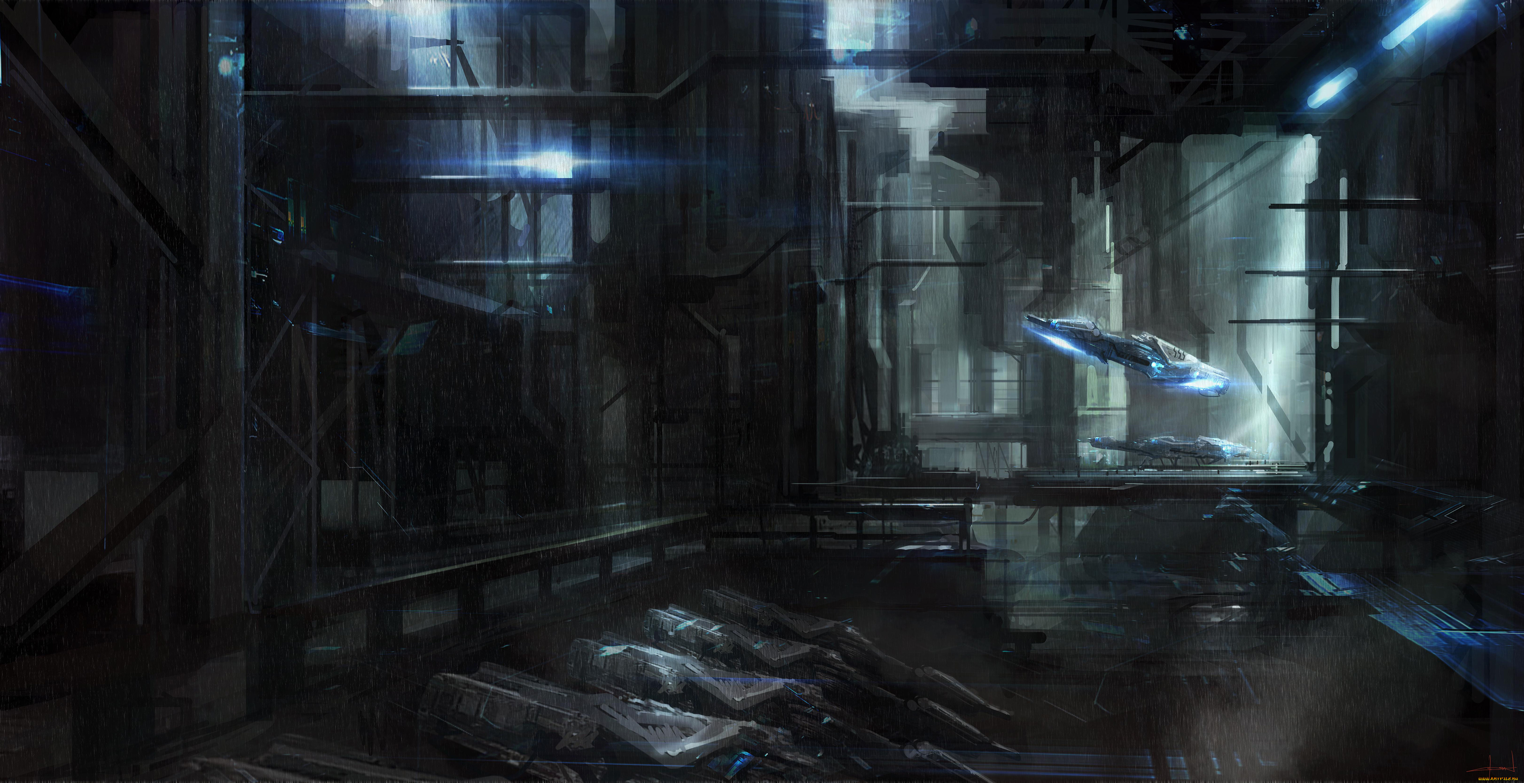 фэнтези, космические, корабли, звездолеты, станции, капсулы