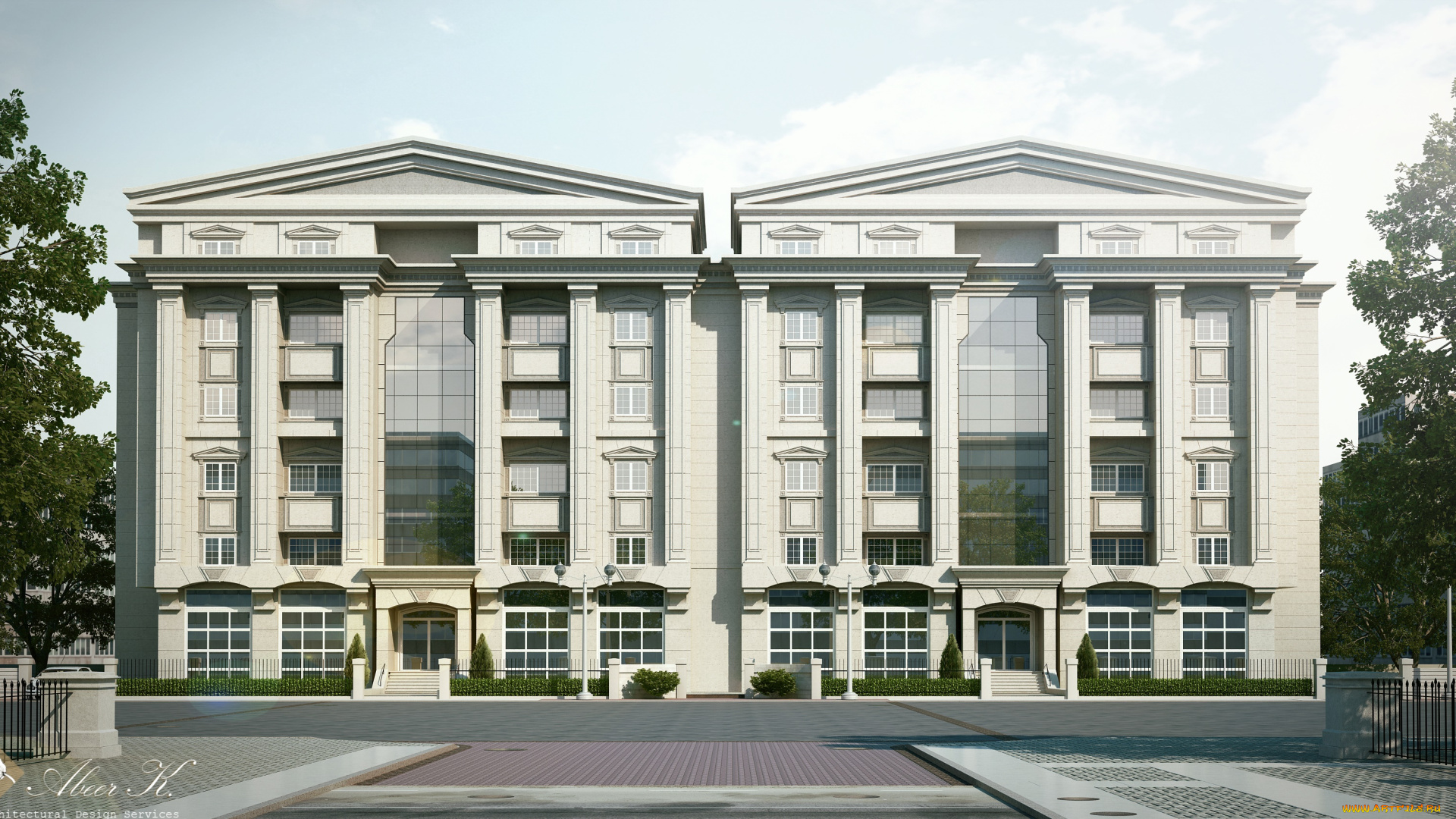 3д, графика, архитектура, , architecture, окна, дом