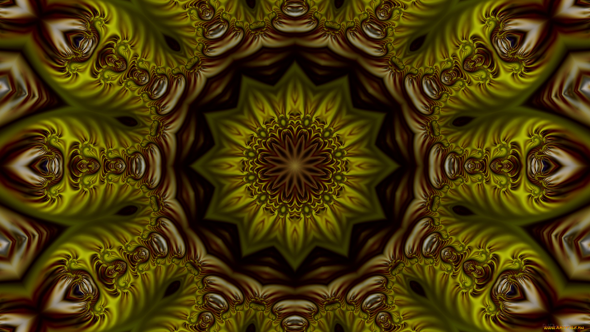 3д, графика, фракталы, , fractal, узор, цвета, фон