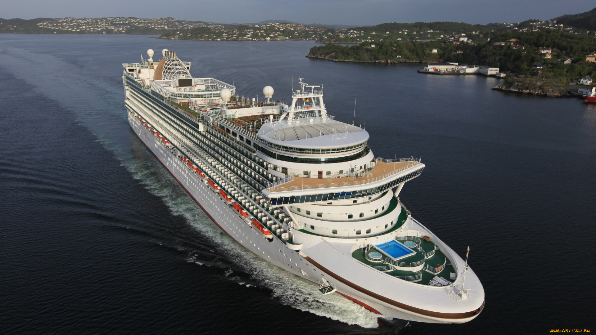 azura, корабли, лайнеры, лайнер, круизный