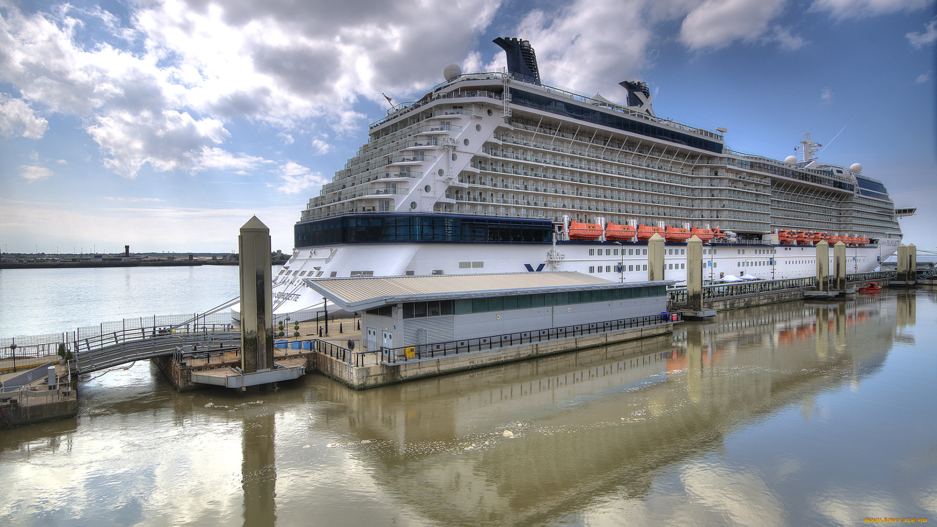 celebrity, silhouette, корабли, лайнеры, круиз, причал, океанский, лайнер