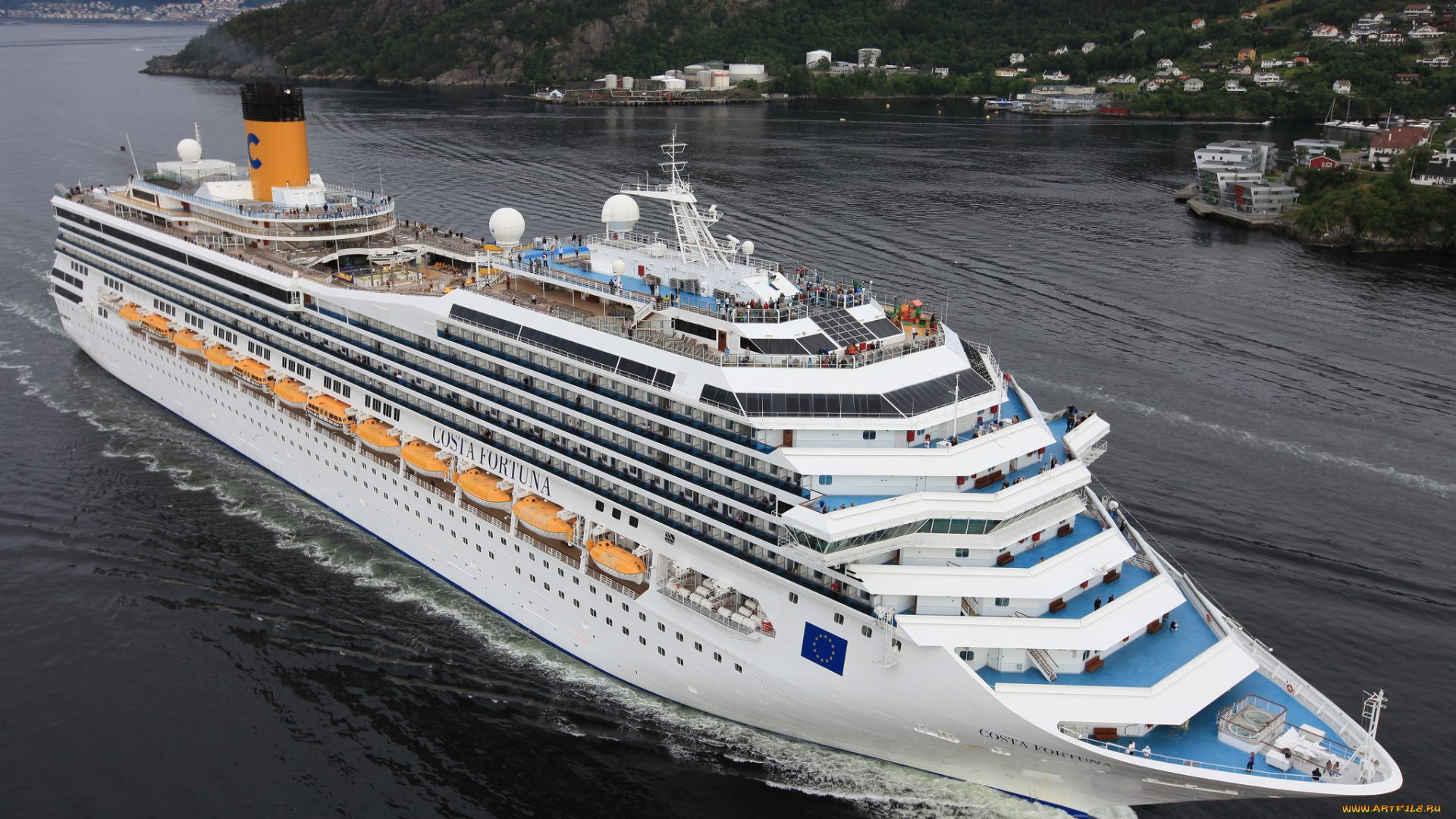 costa, fortuna, корабли, лайнеры, круизный, лайнер