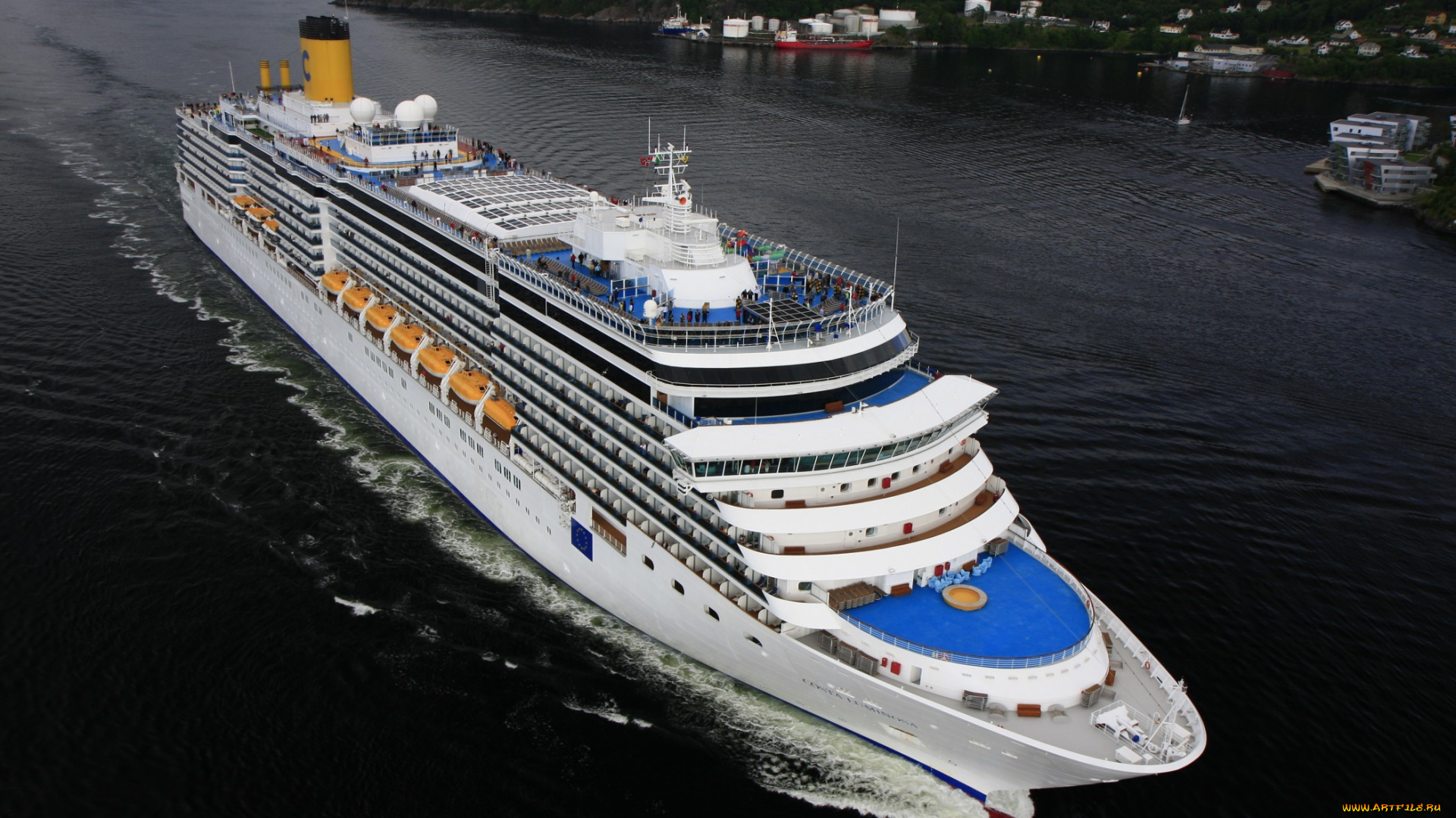 costa, luminosa, корабли, лайнеры, лайнер, круизный