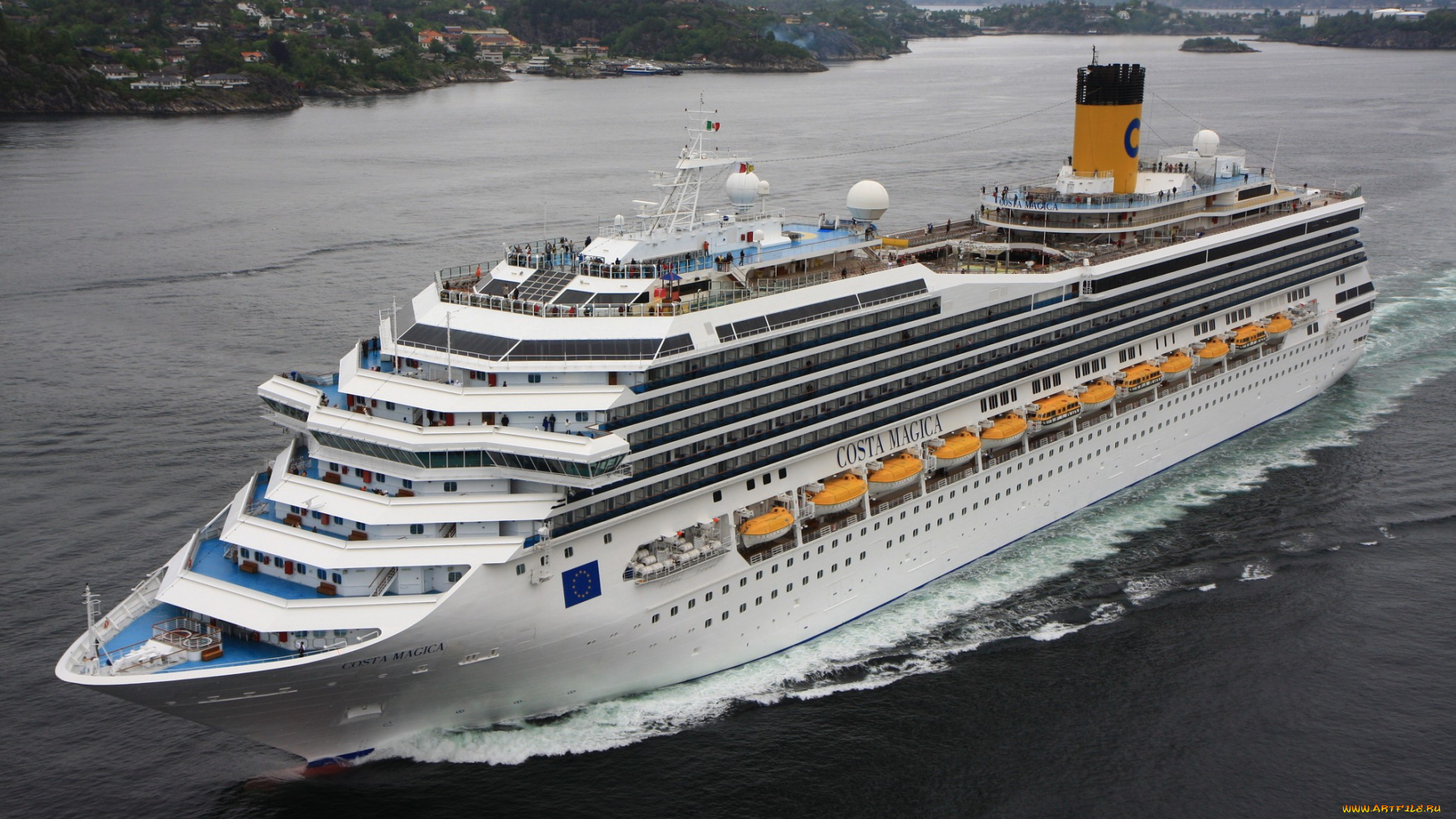costa, magica, корабли, лайнеры, круизный, лайнер