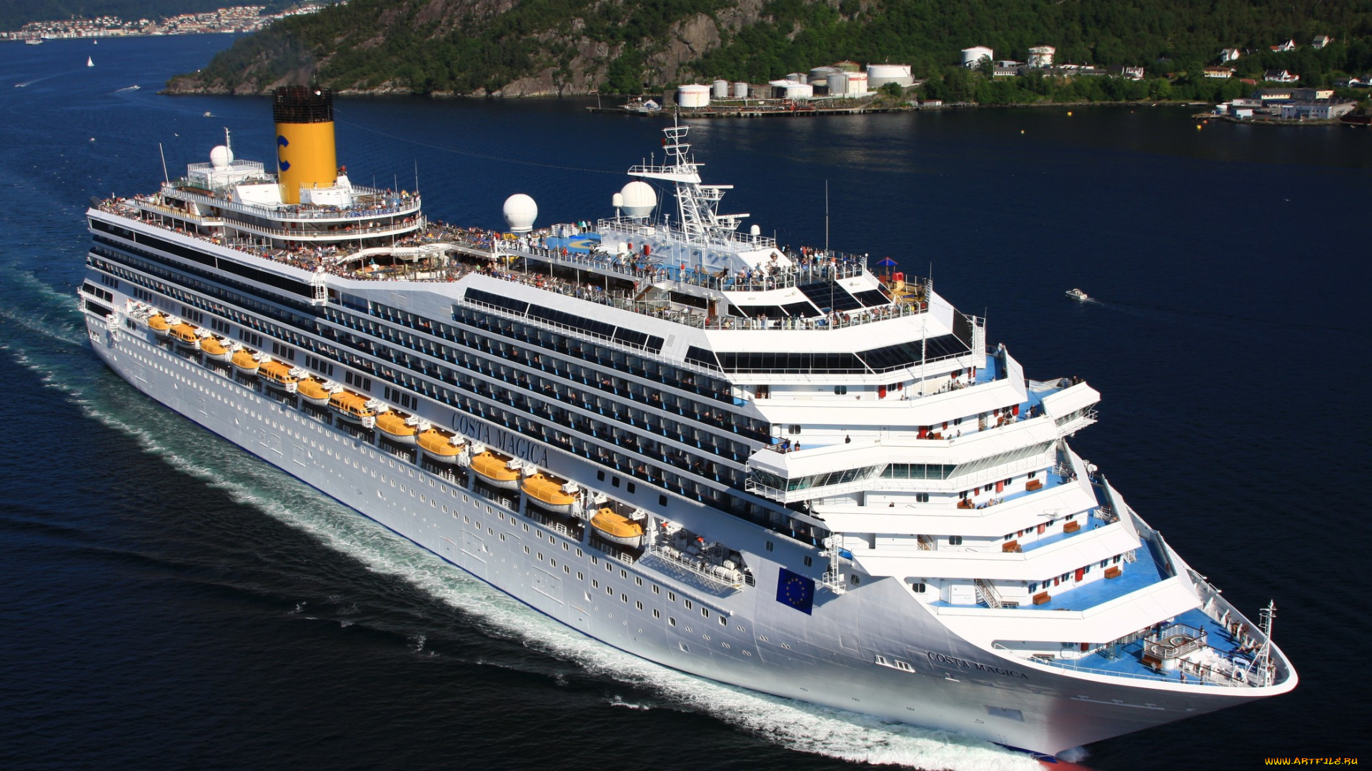 costa, magica, корабли, лайнеры, круизный, лайнер