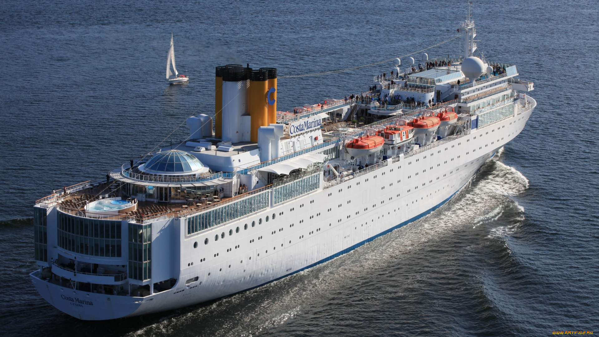 costa, marina, корабли, лайнеры, круизный, лайнер