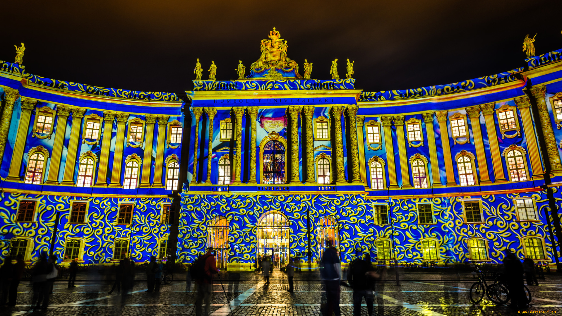 города, -, улицы, , площади, , набережные, здание, ночь, площадь, город