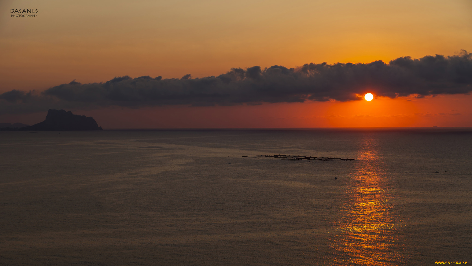 природа, восходы, закаты, вечер, небо, море, закат