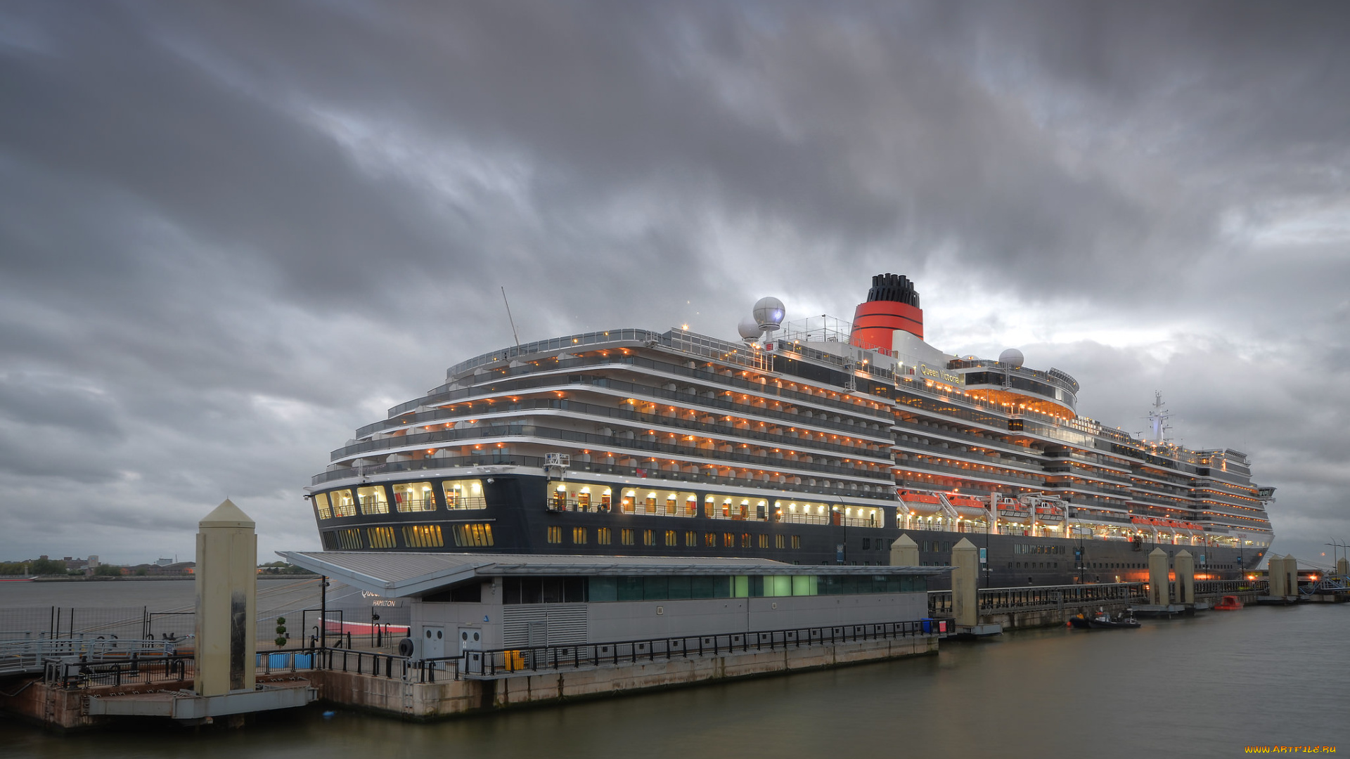 queen, victoria, in, liverpool, корабли, ледоколы, круиз, причал, лайнер, океанский