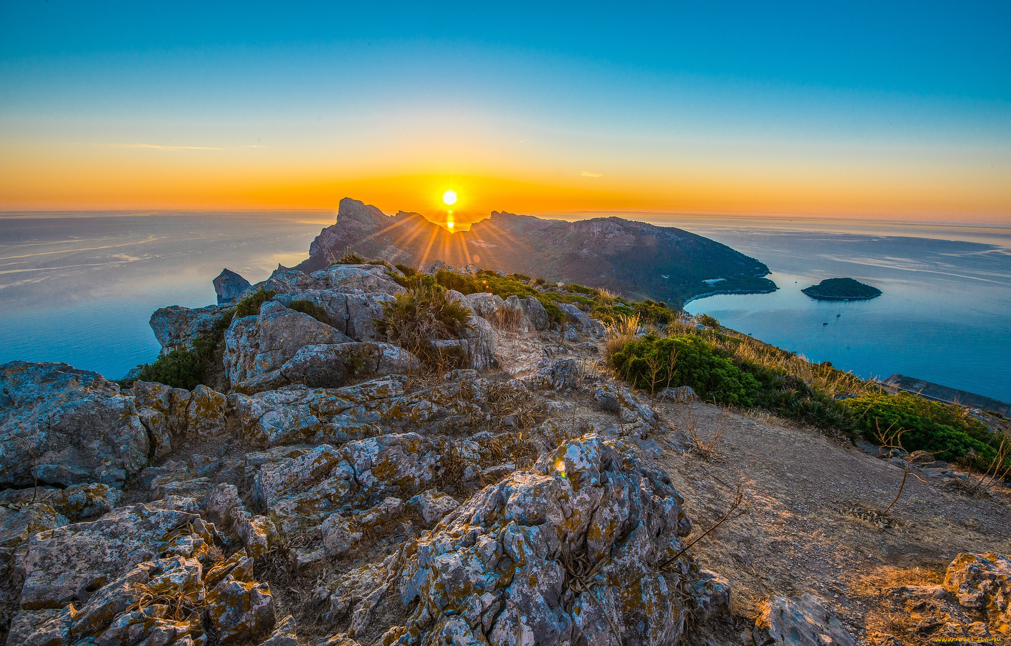 природа, восходы, закаты, рассвет, скалы, мыс, океан