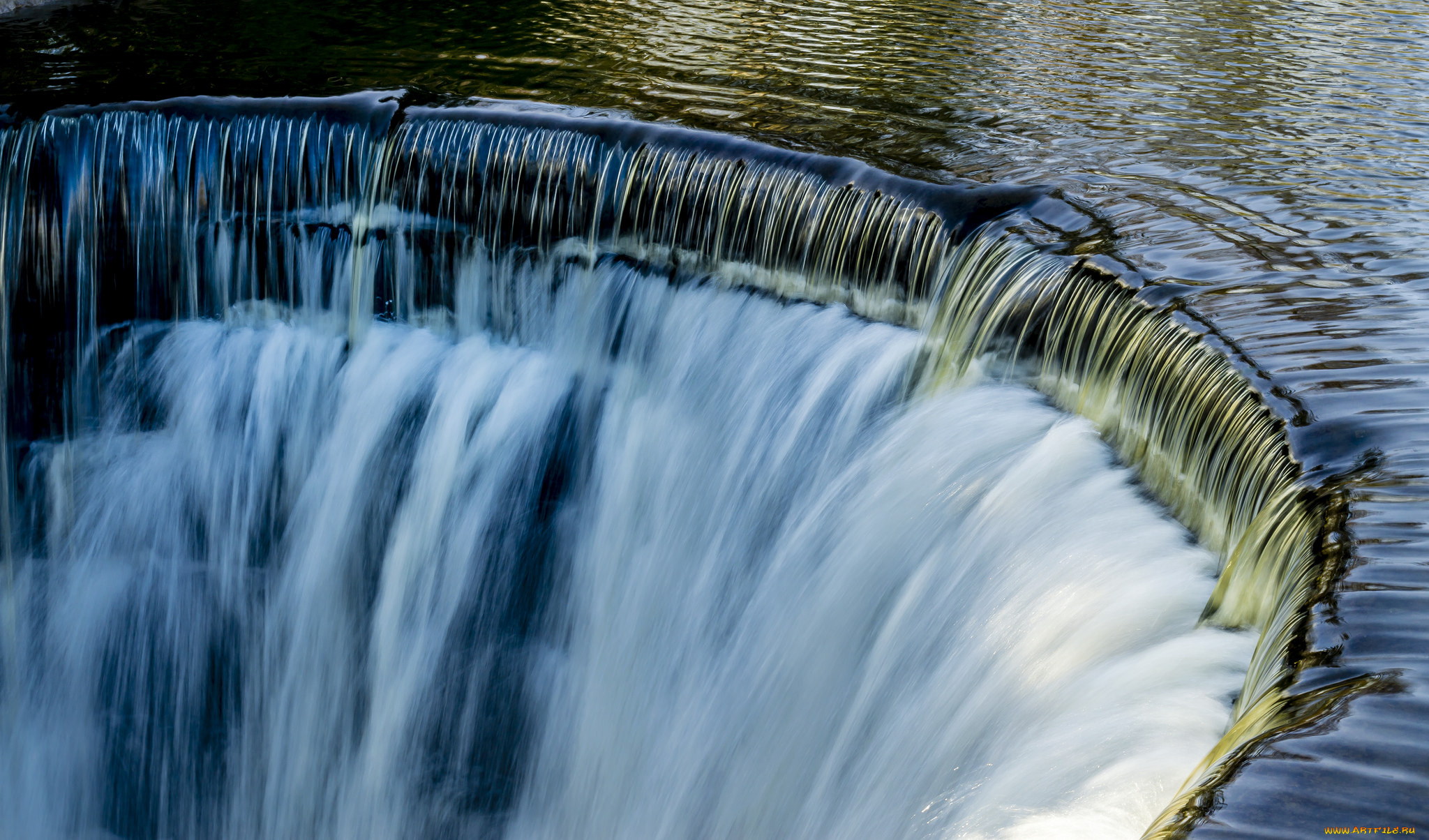 природа, водопады, вода, водопад, река