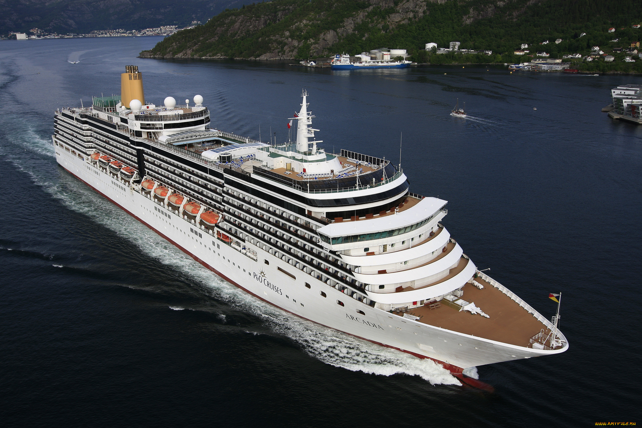 arcadia, корабли, лайнеры, круизный, лайнер