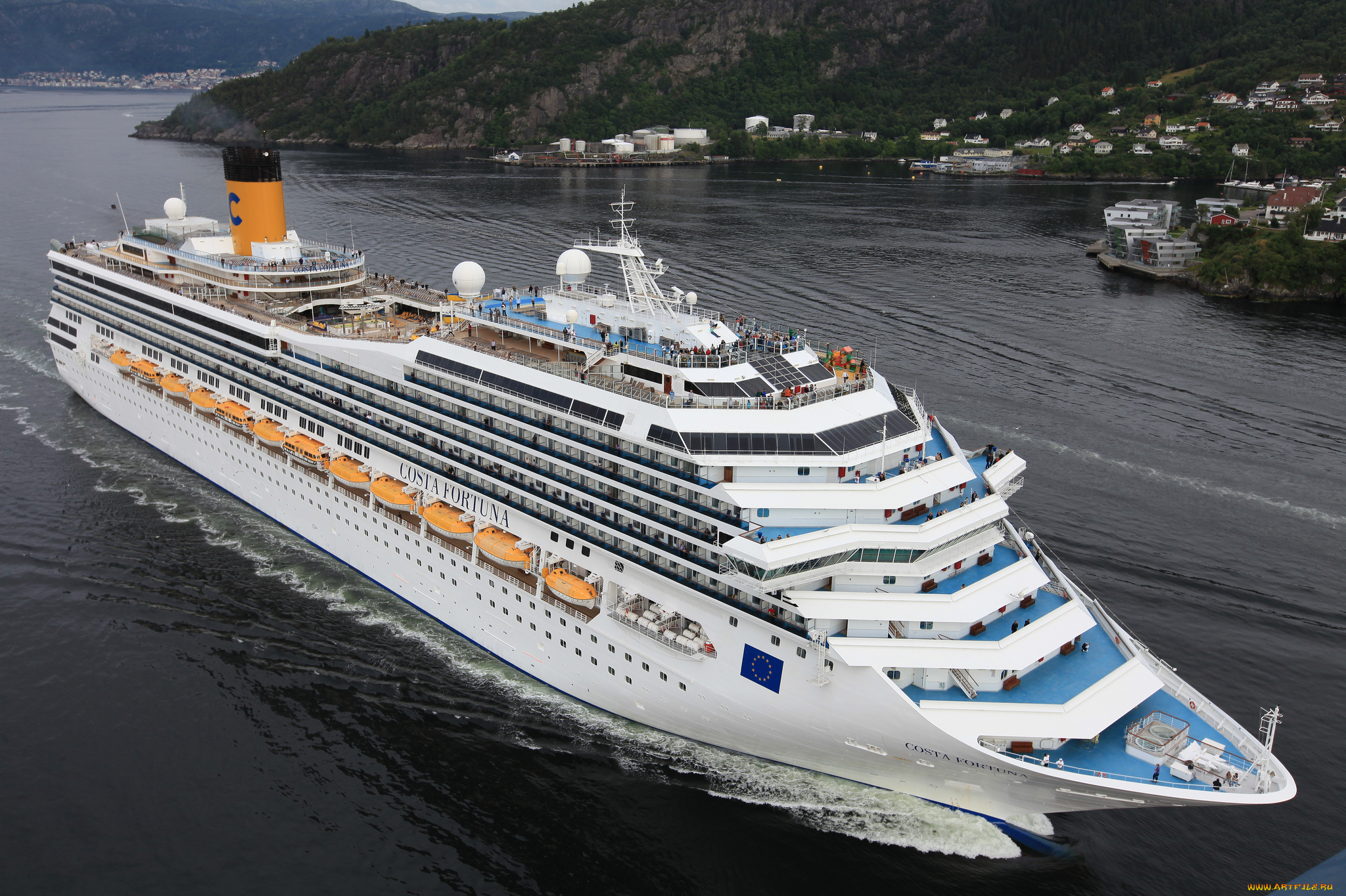 costa, fortuna, корабли, лайнеры, круизный, лайнер