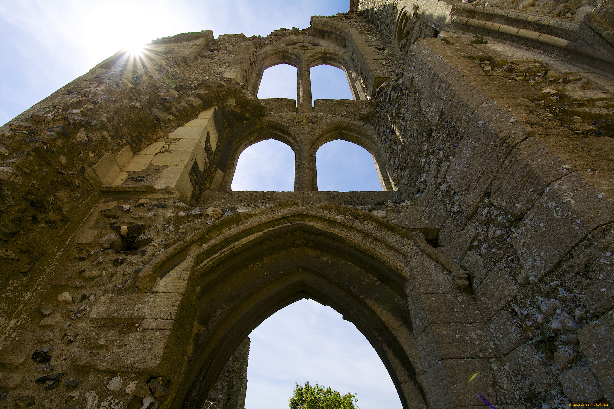 города, -, исторические, , архитектурные, памятники, руины, развалины, стена, окна