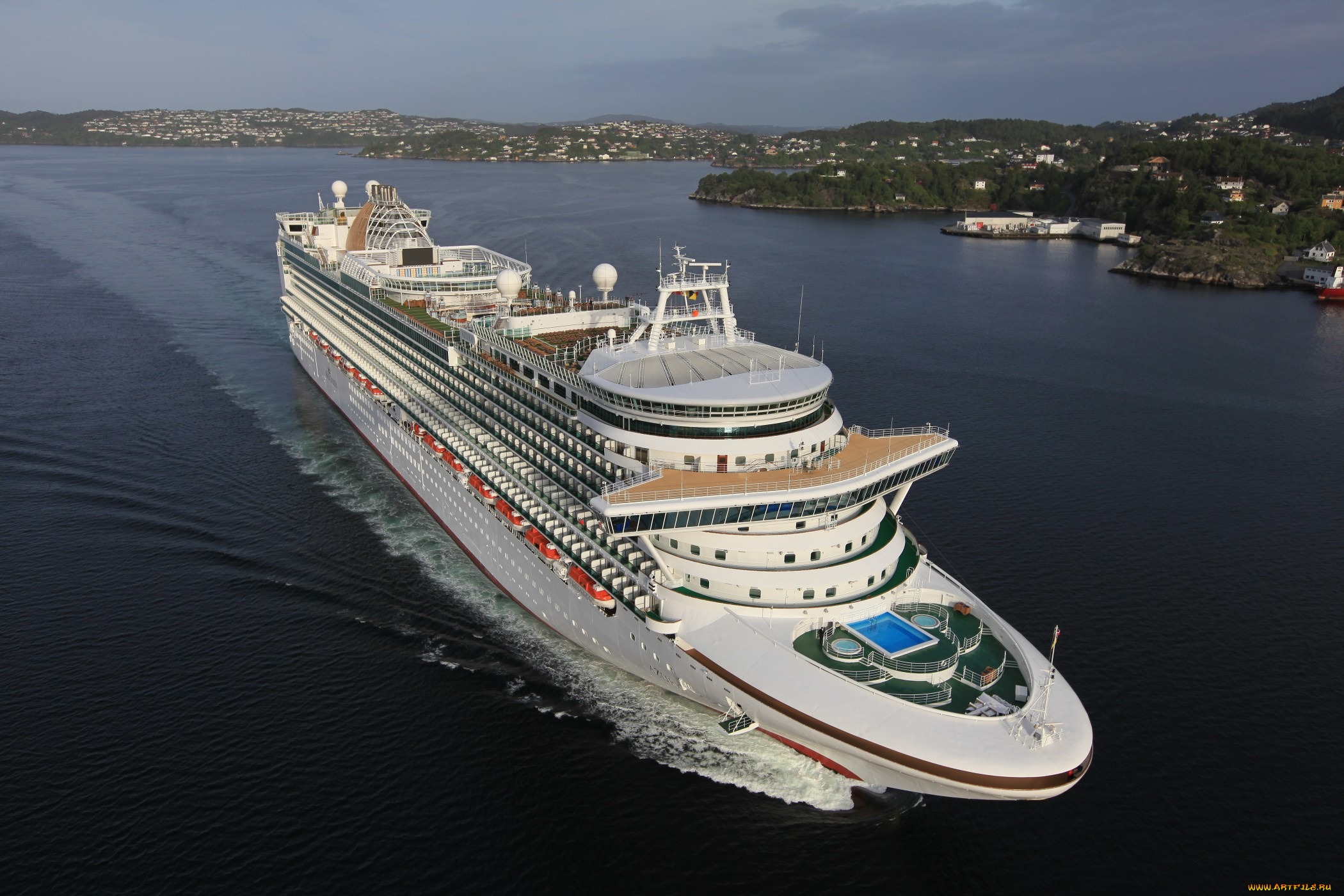 azura, корабли, лайнеры, лайнер, круизный