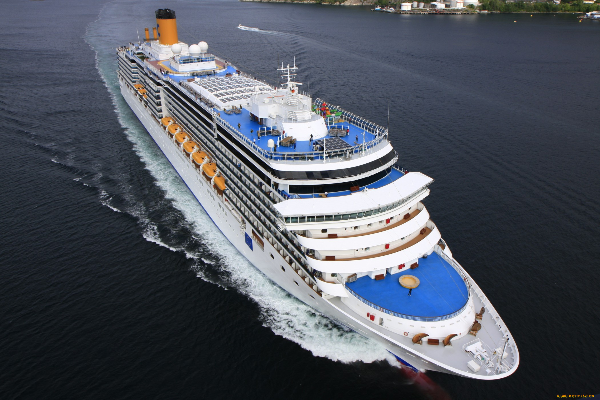 costa, deliziosa, корабли, лайнеры, круизный, лайнер