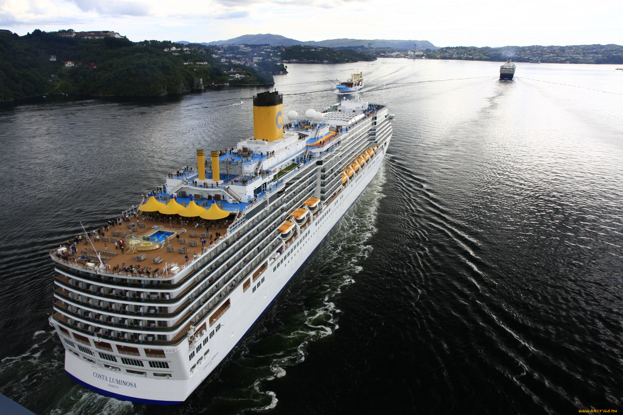 costa, luminosa, корабли, лайнеры, круизный, лайнер