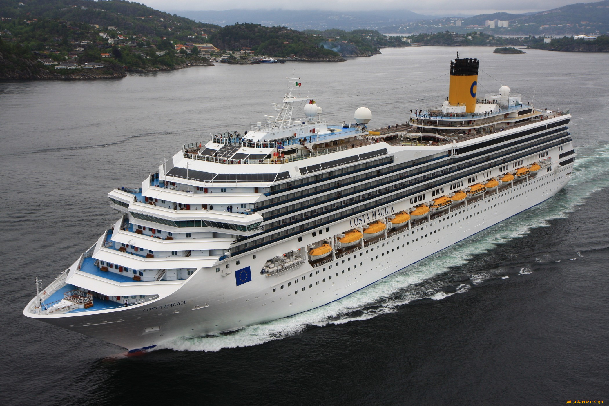 costa, magica, корабли, лайнеры, круизный, лайнер