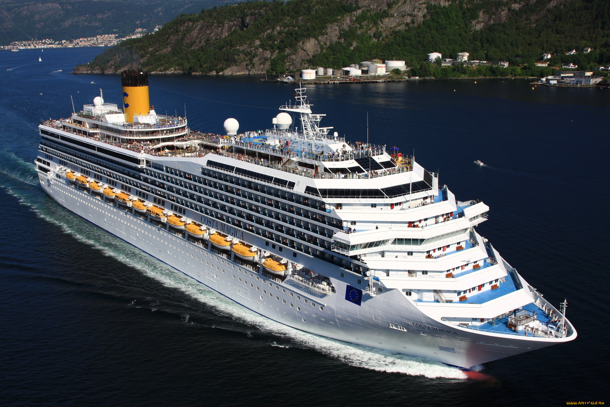 costa, magica, корабли, лайнеры, круизный, лайнер