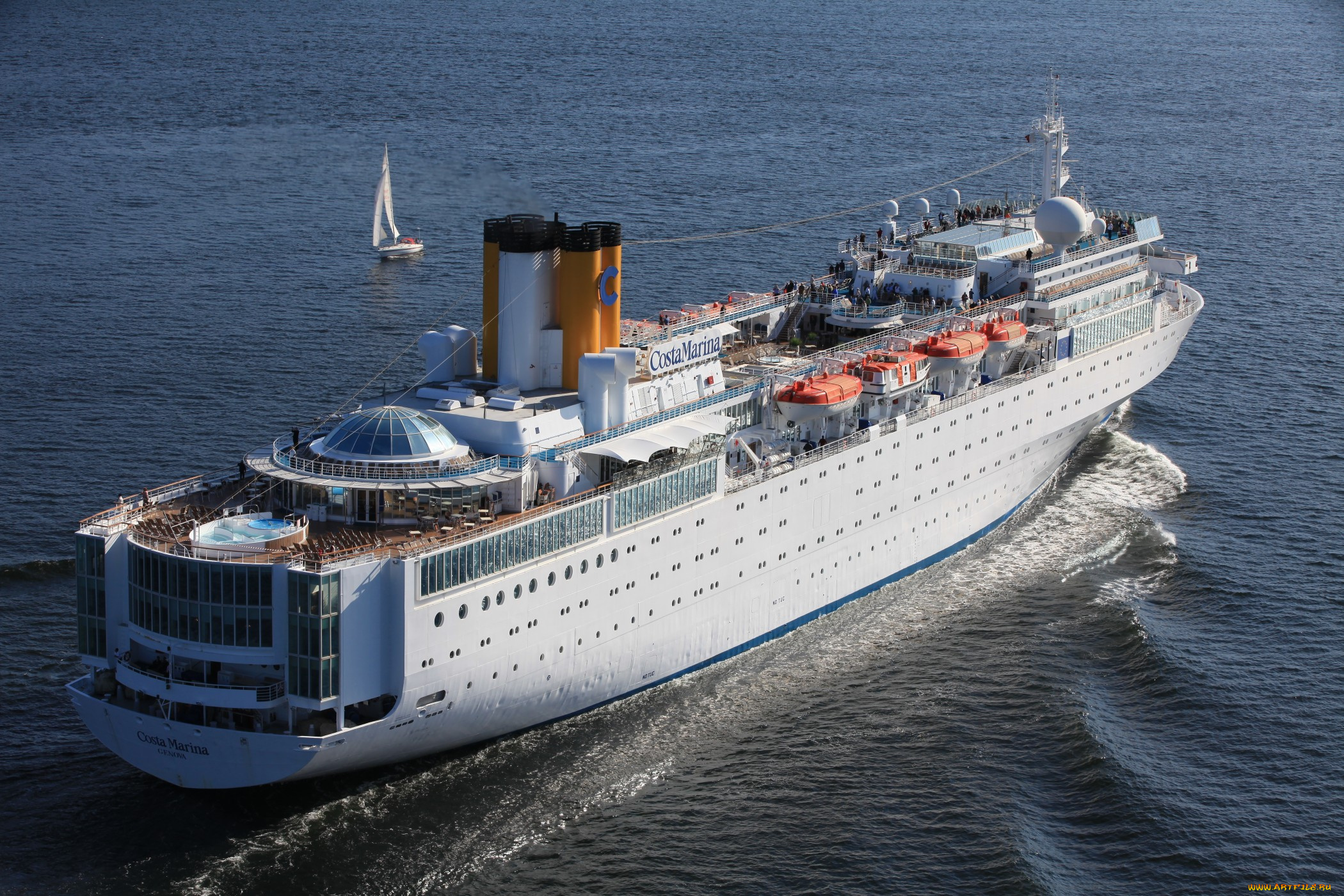 costa, marina, корабли, лайнеры, круизный, лайнер