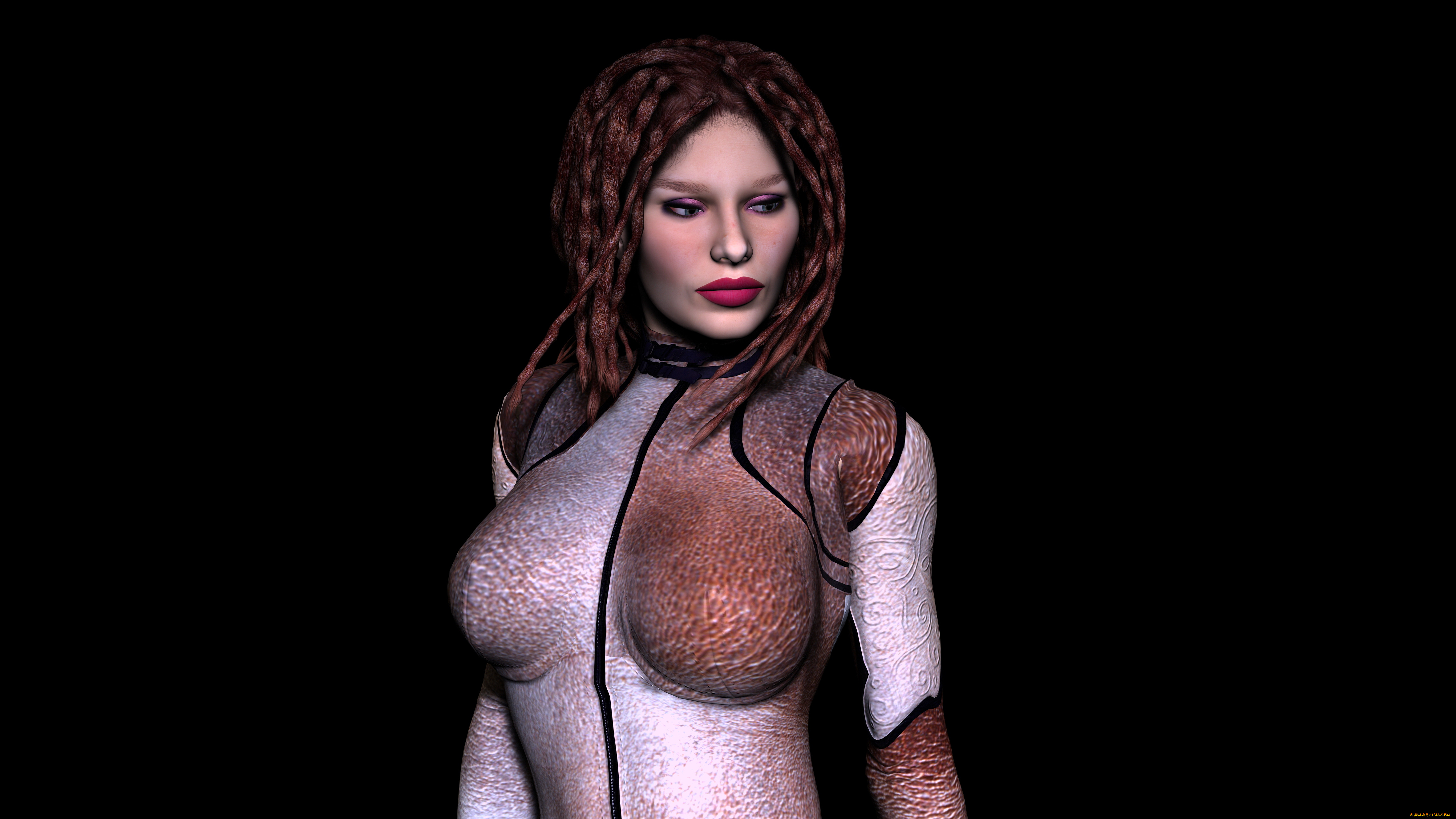 3д, графика, люди, , people, взгляд, девушка, фон