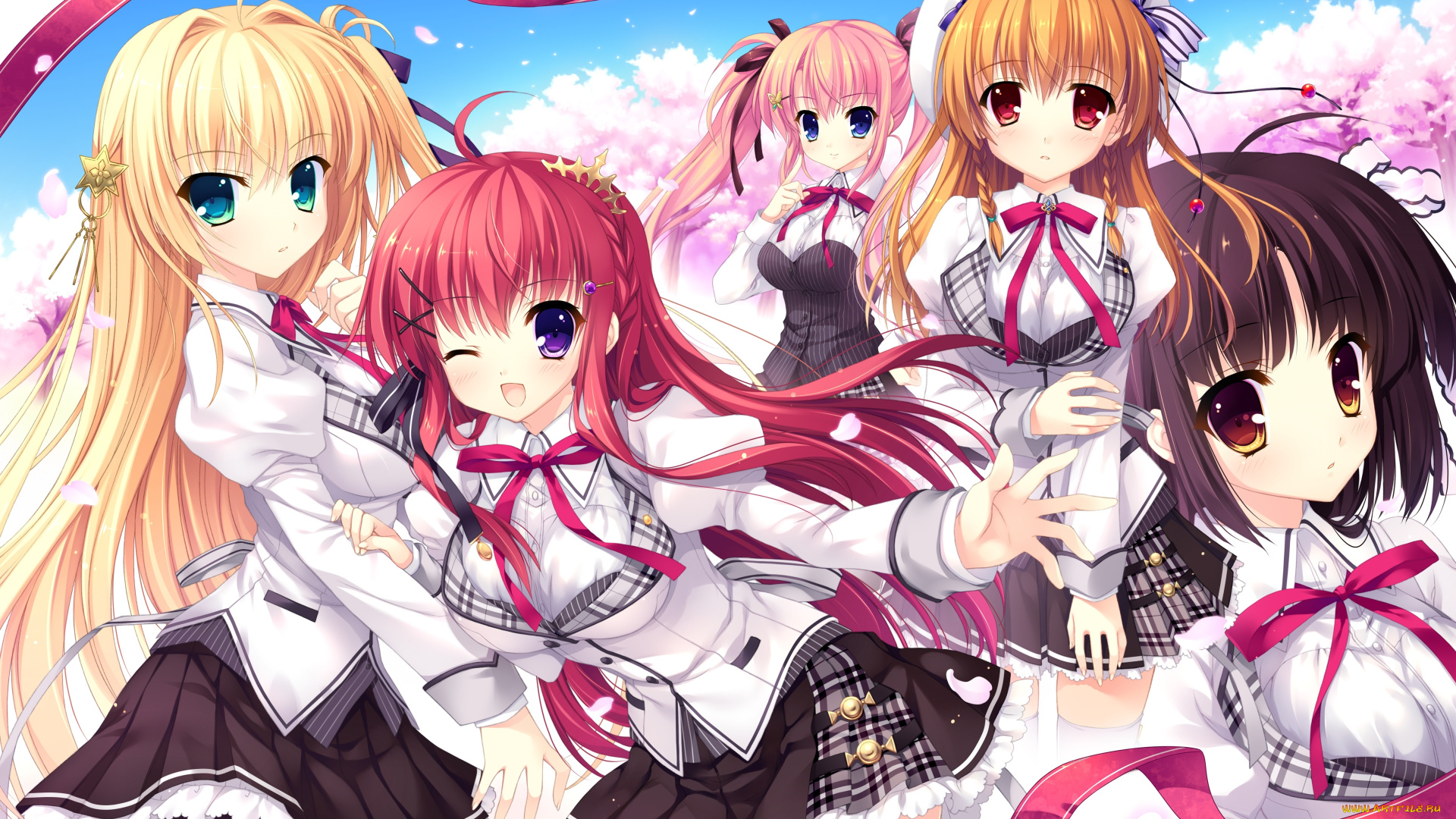 alia`s, carnival, аниме, unknown, , другое, взгляд, девушки, фон