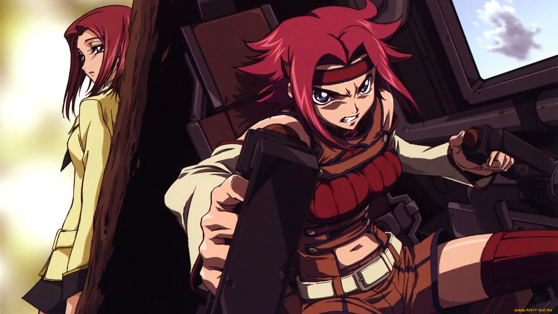 аниме, code, geass, девушка