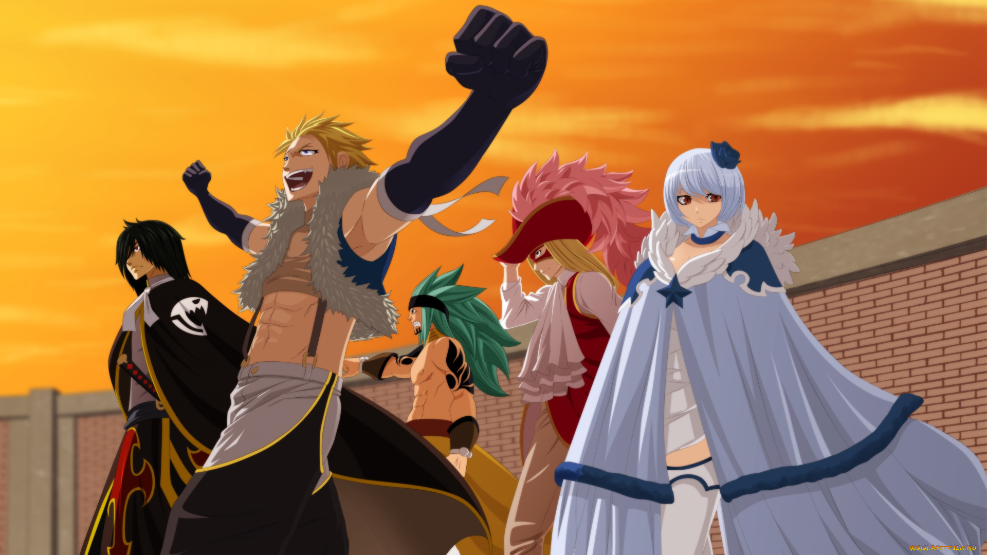 аниме, fairy, tail, персонажи